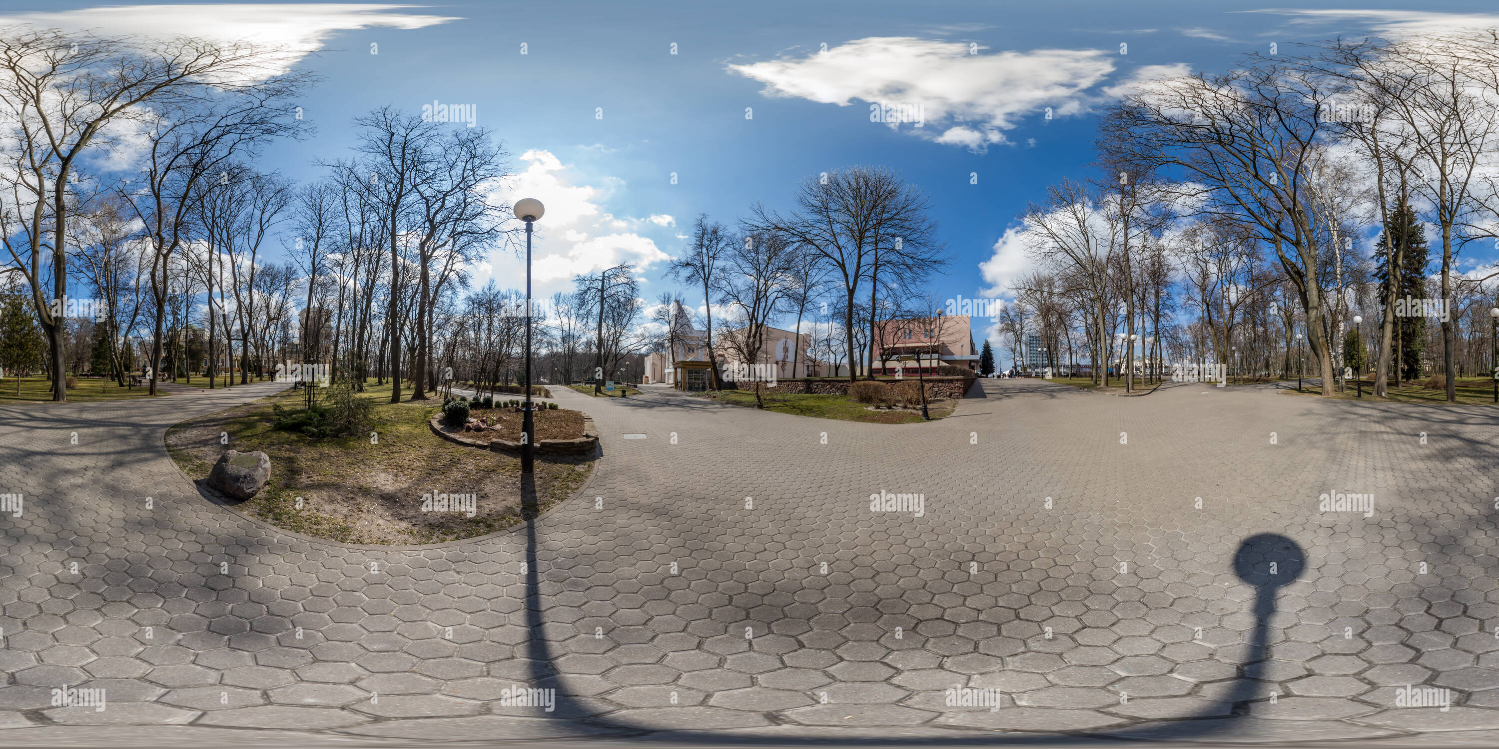 360 degree panoramic view of 18 Palace And Park Complex In Gomel