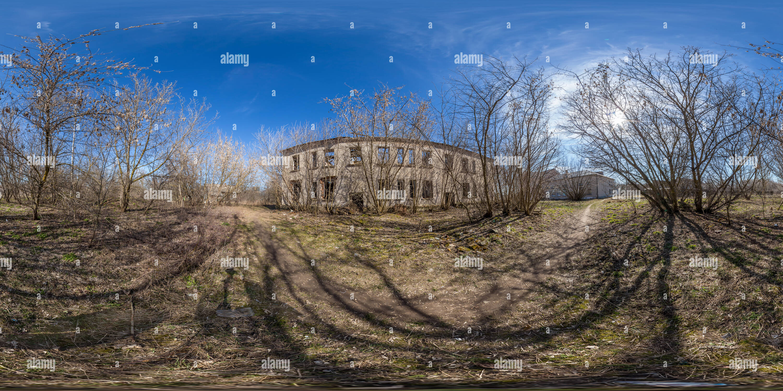 360 degree panoramic view of The Republic of Belarus, Gomel region, Loev district, village Alteration 01