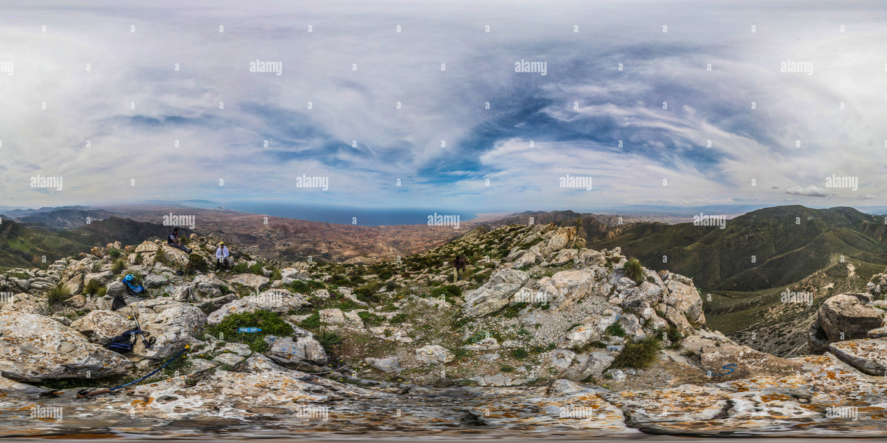 360° view of 7 Rijal summit - Alamy