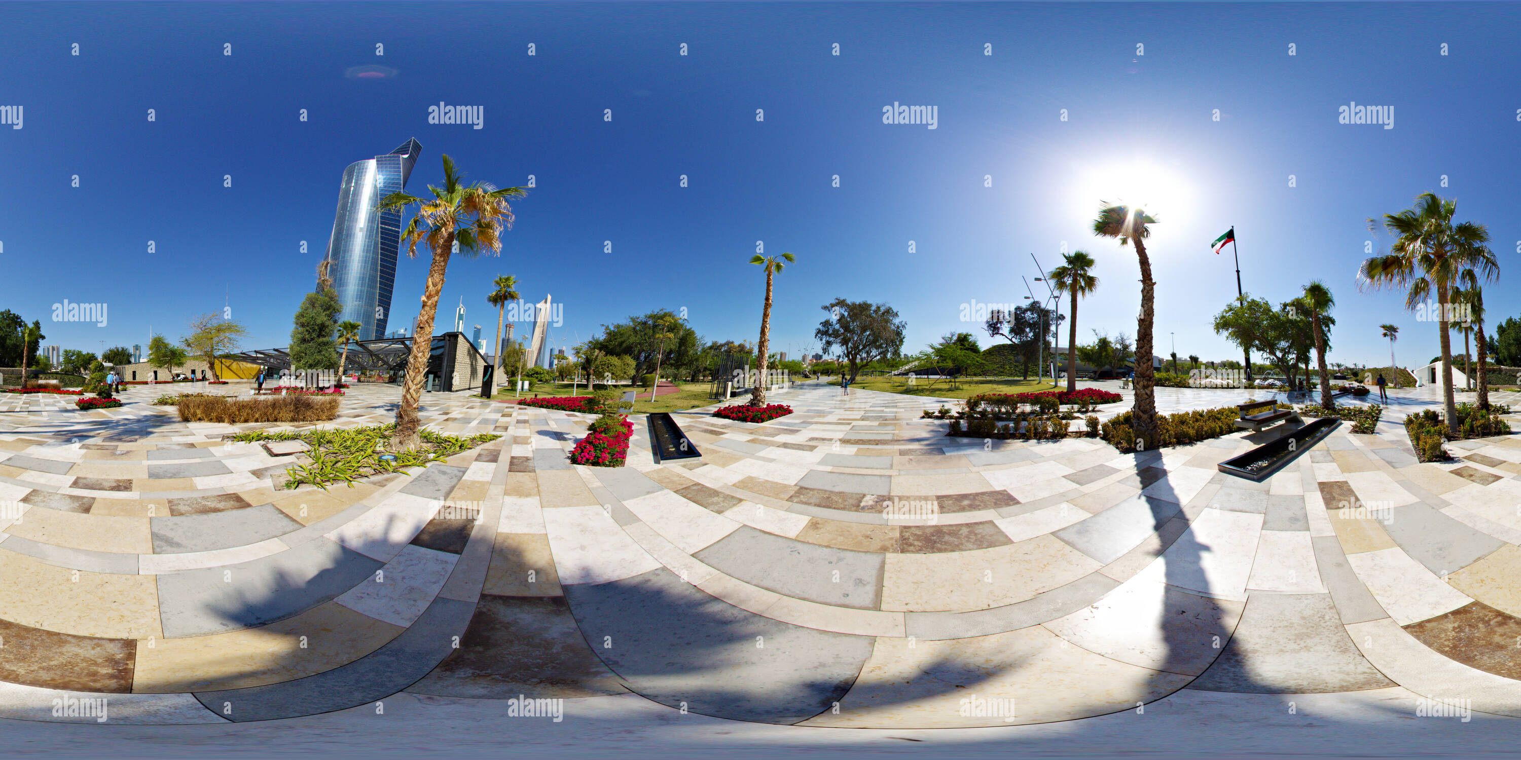 360 degree panoramic view of Al Shaheed Park