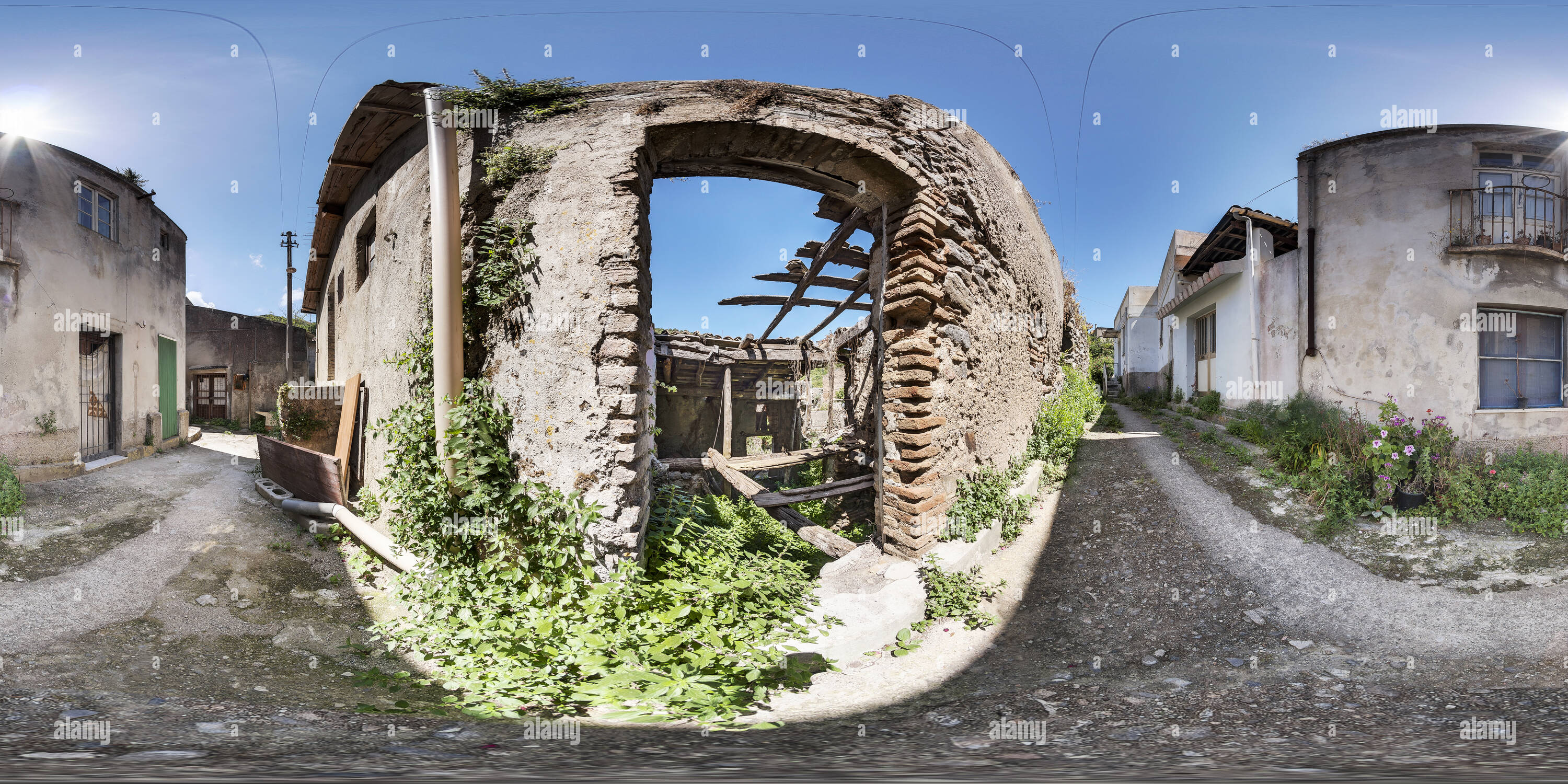 360° view of SicilyMessinaMassa San Nicola 1 Alamy
