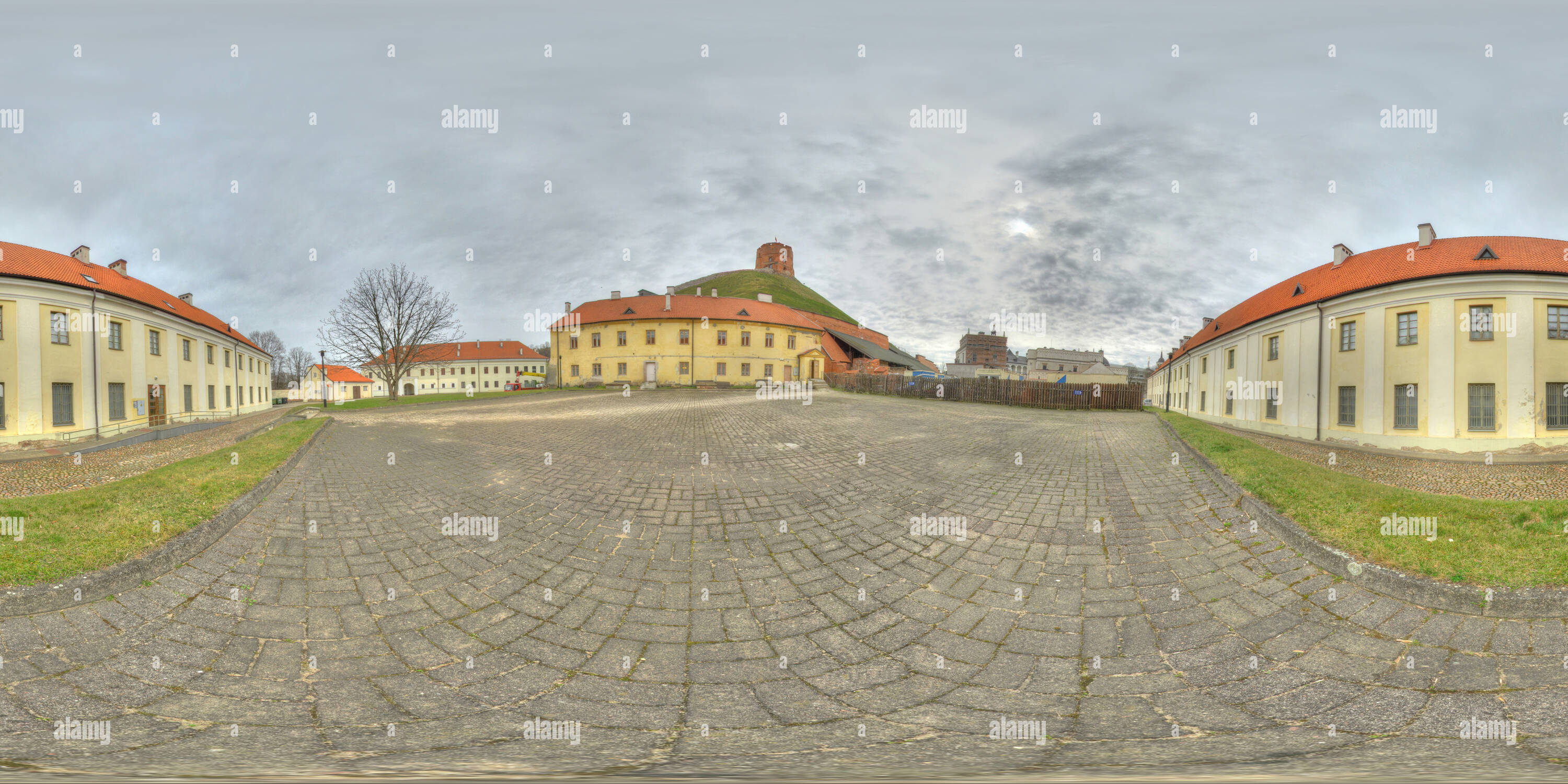 360 degree panoramic view of National museum, Lithuania,