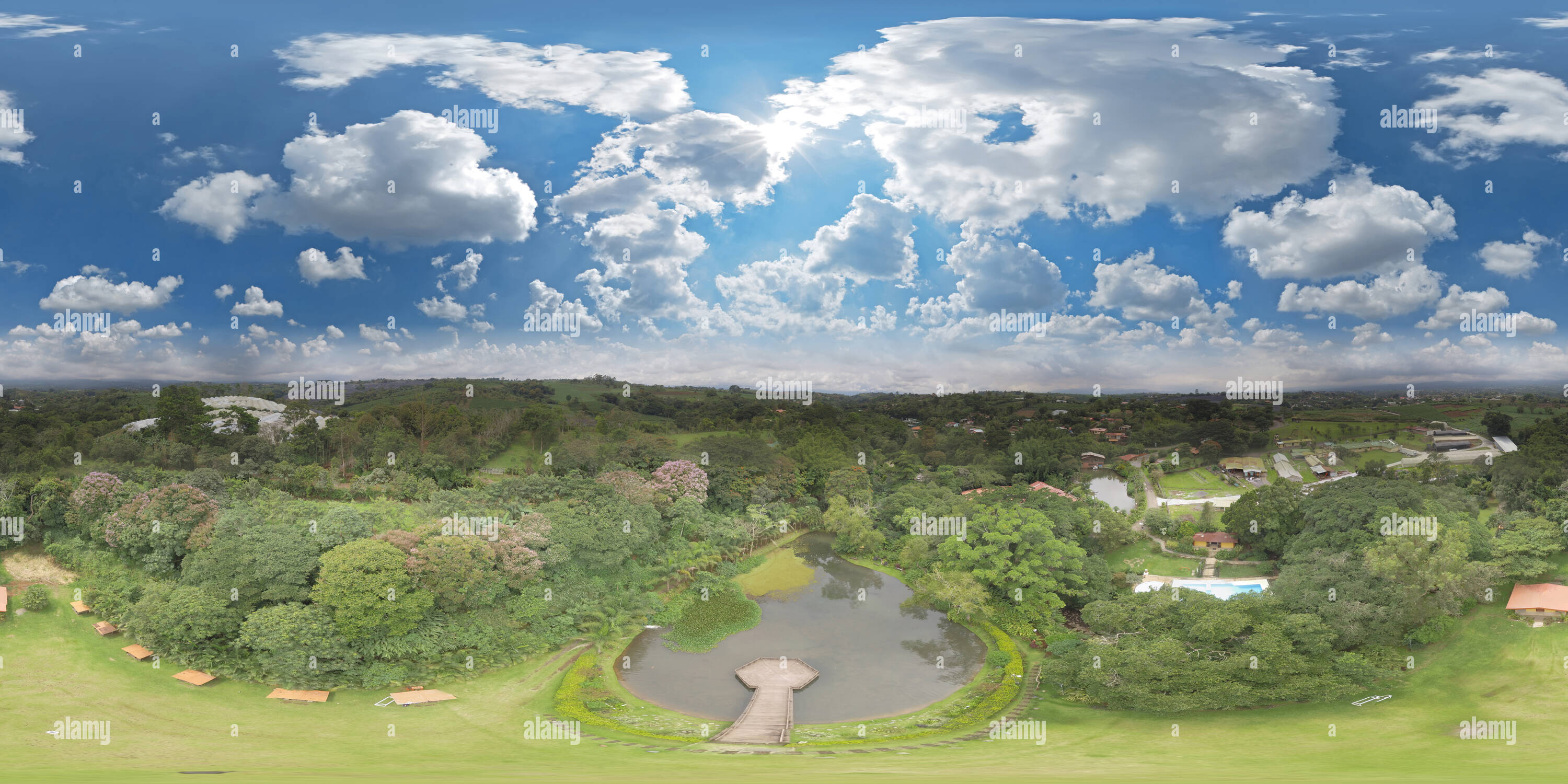 360° view of Los Trapiches de Grecia Alamy