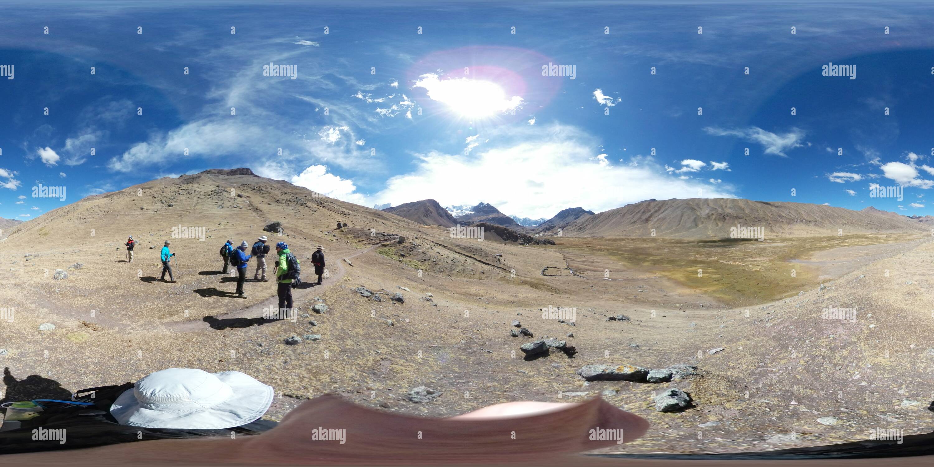 360° view of Above Chilca Peru 3 - Alamy