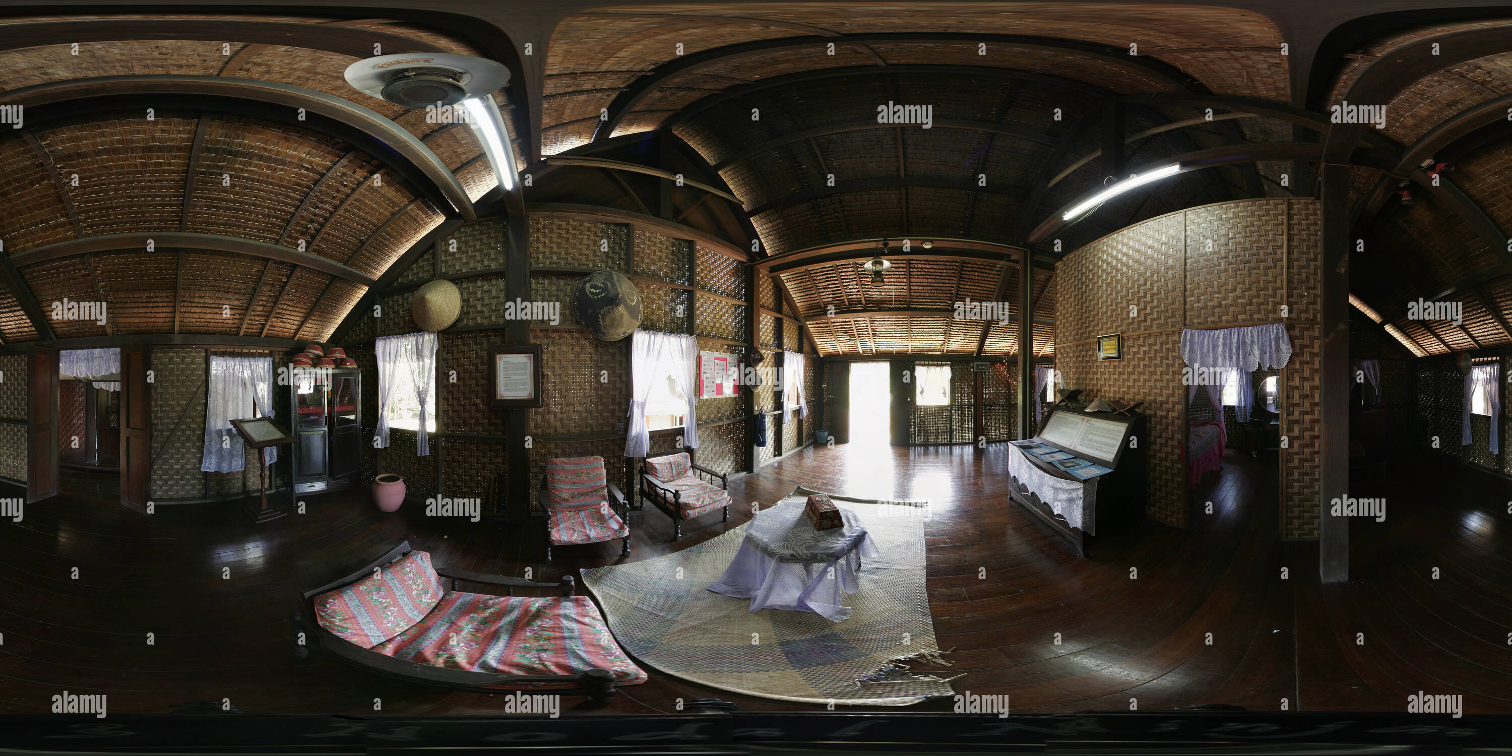 360° view of Negeri Sembilan House, Mini Malaysia Alamy