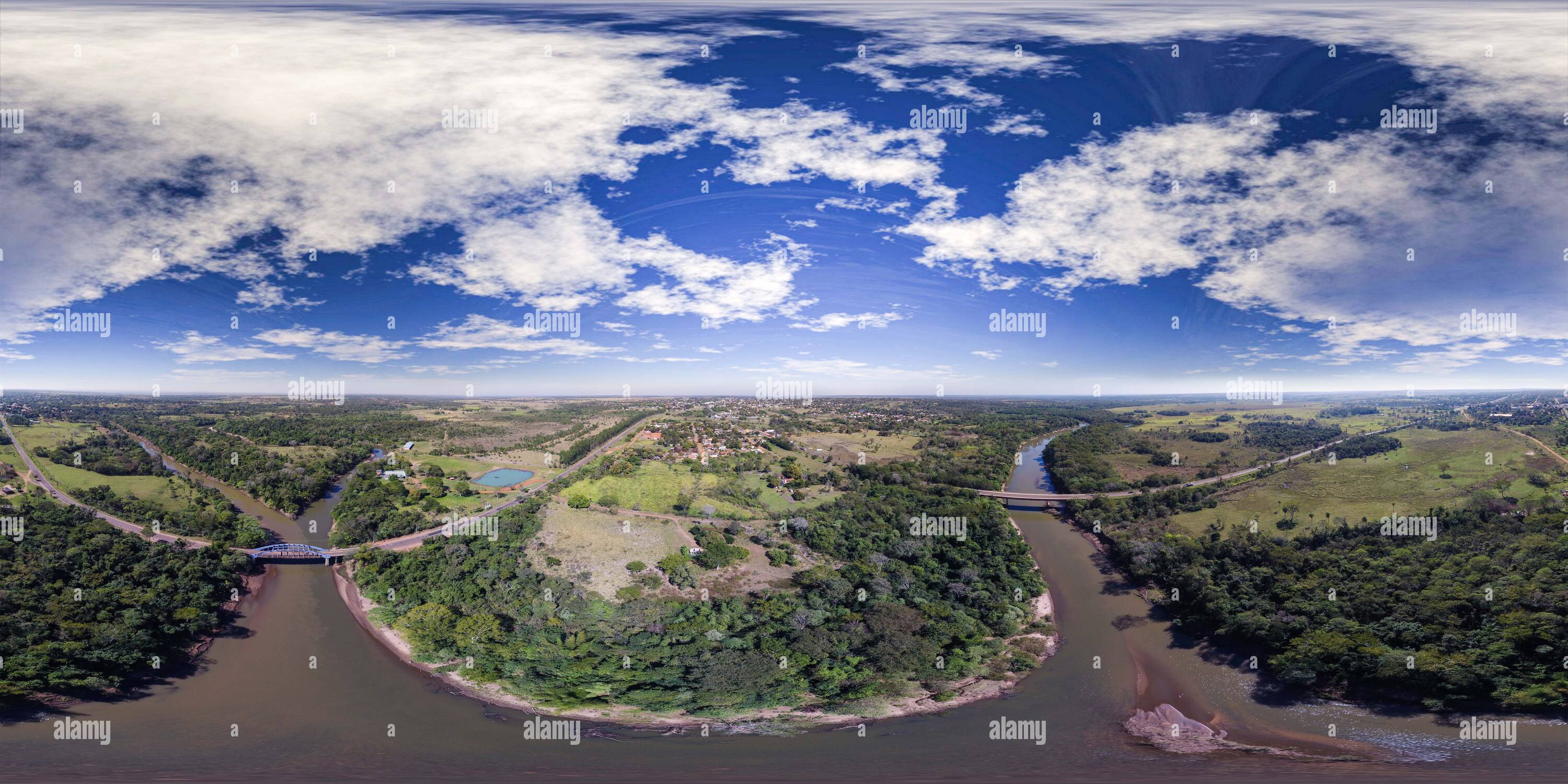 360 degree panoramic view of Rio Miranda Jardim e Guia Lopes