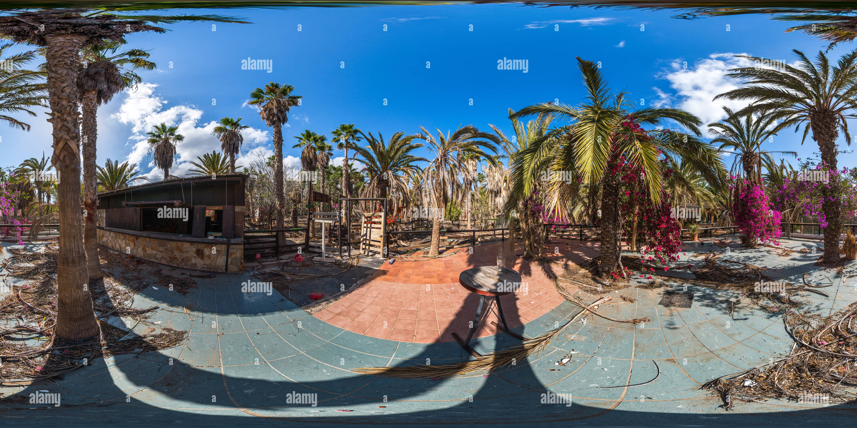 360 degree panoramic view of Lost Places, Hotel Stella Canaris, Zoo 2, Morro Jable