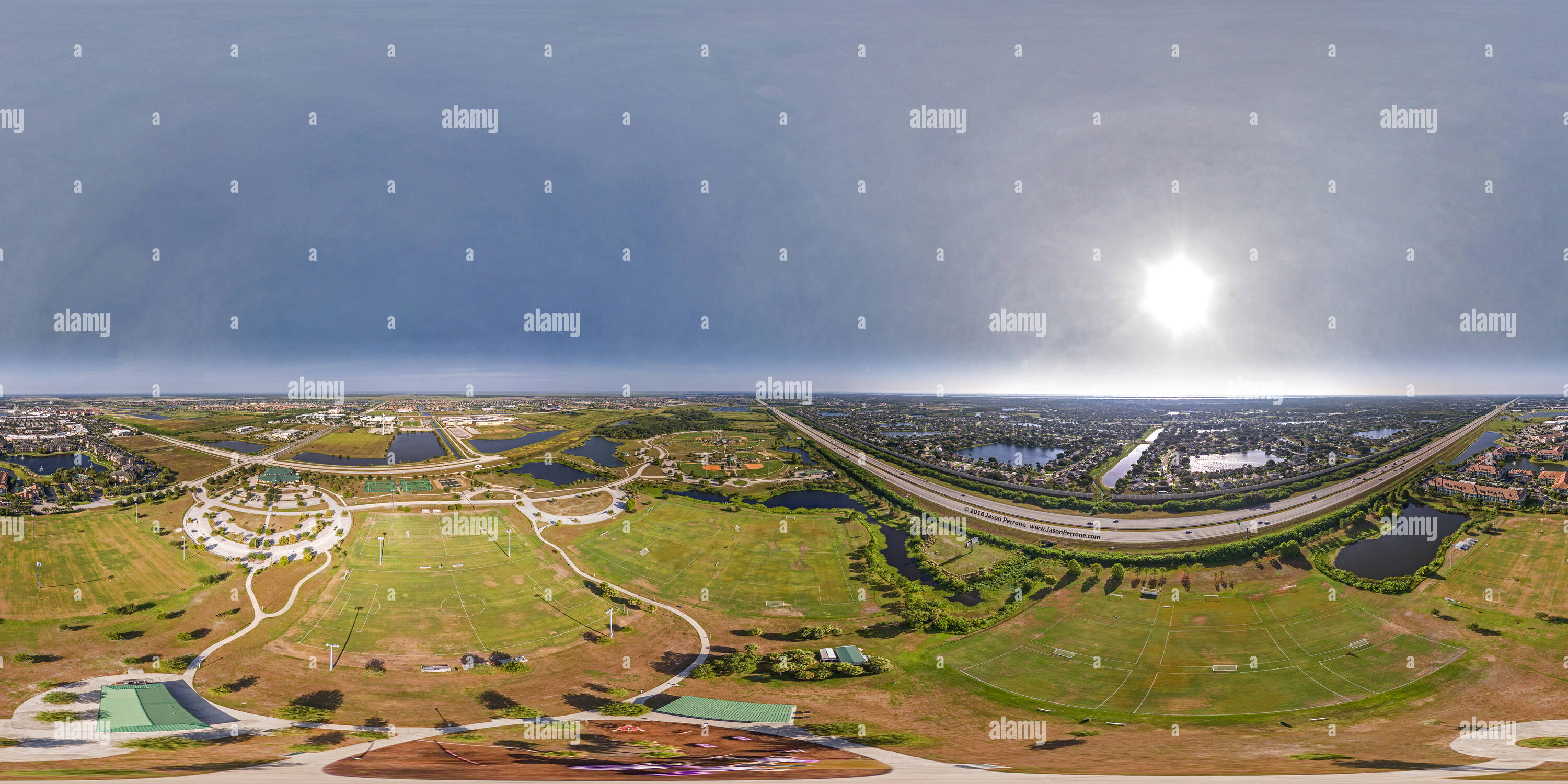 360° view of Viera Regional Park Aerial 2 - Alamy