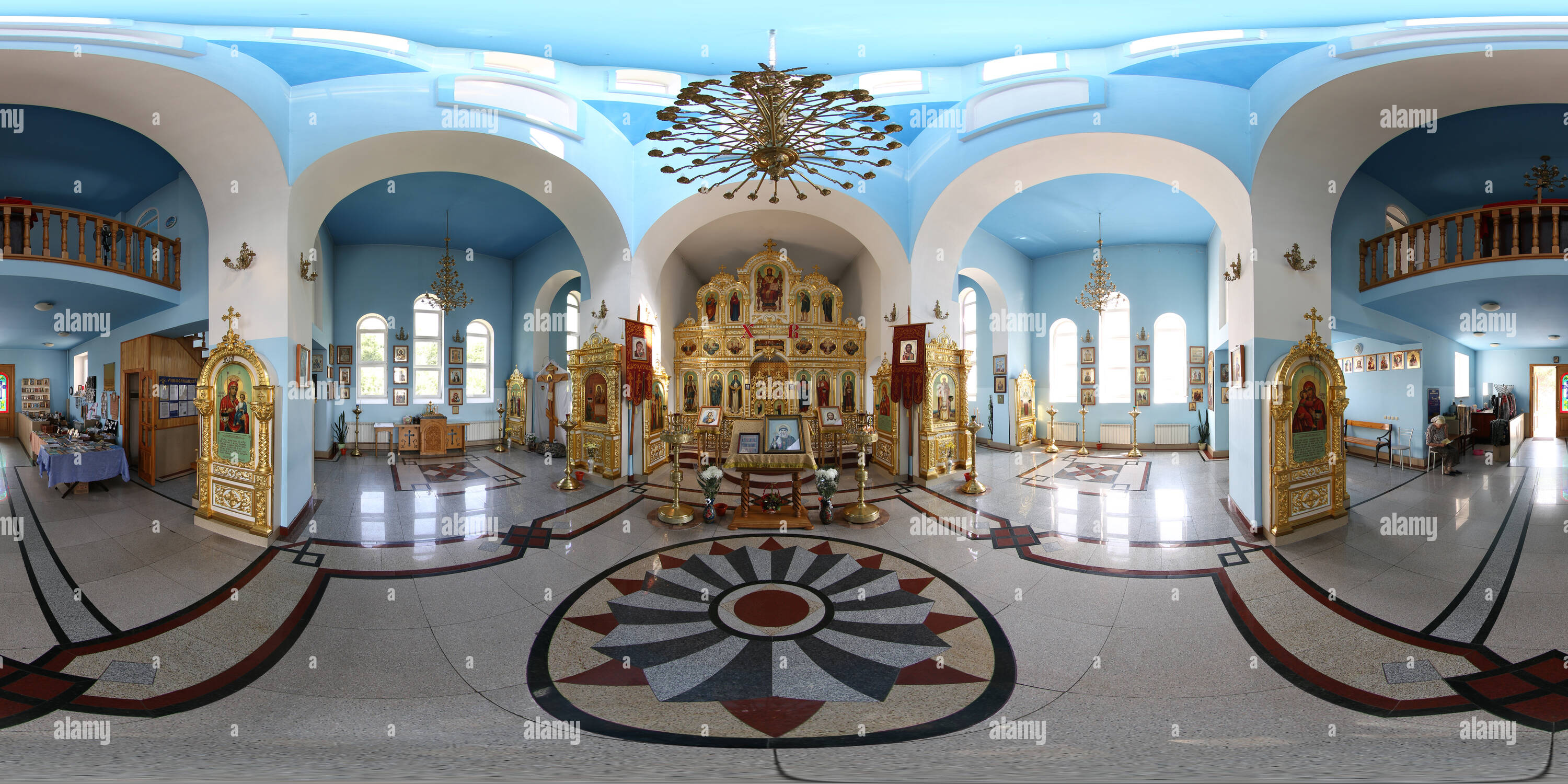 360 degree panoramic view of Church Olga 2