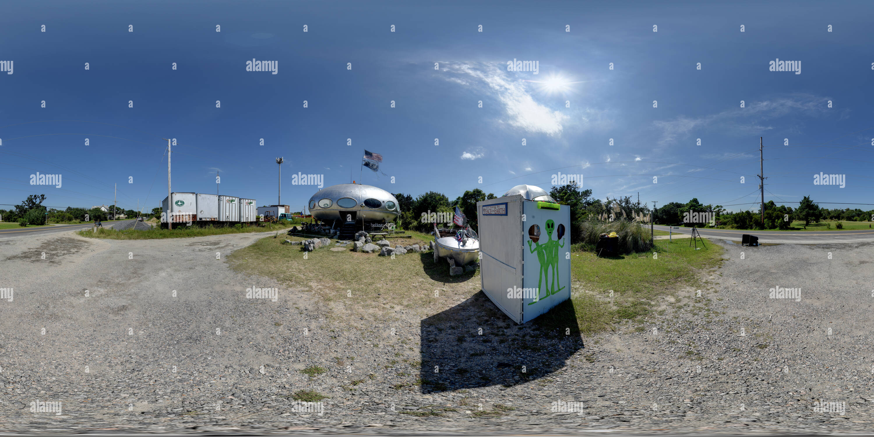 360° view of Frisco UFO Four Alamy