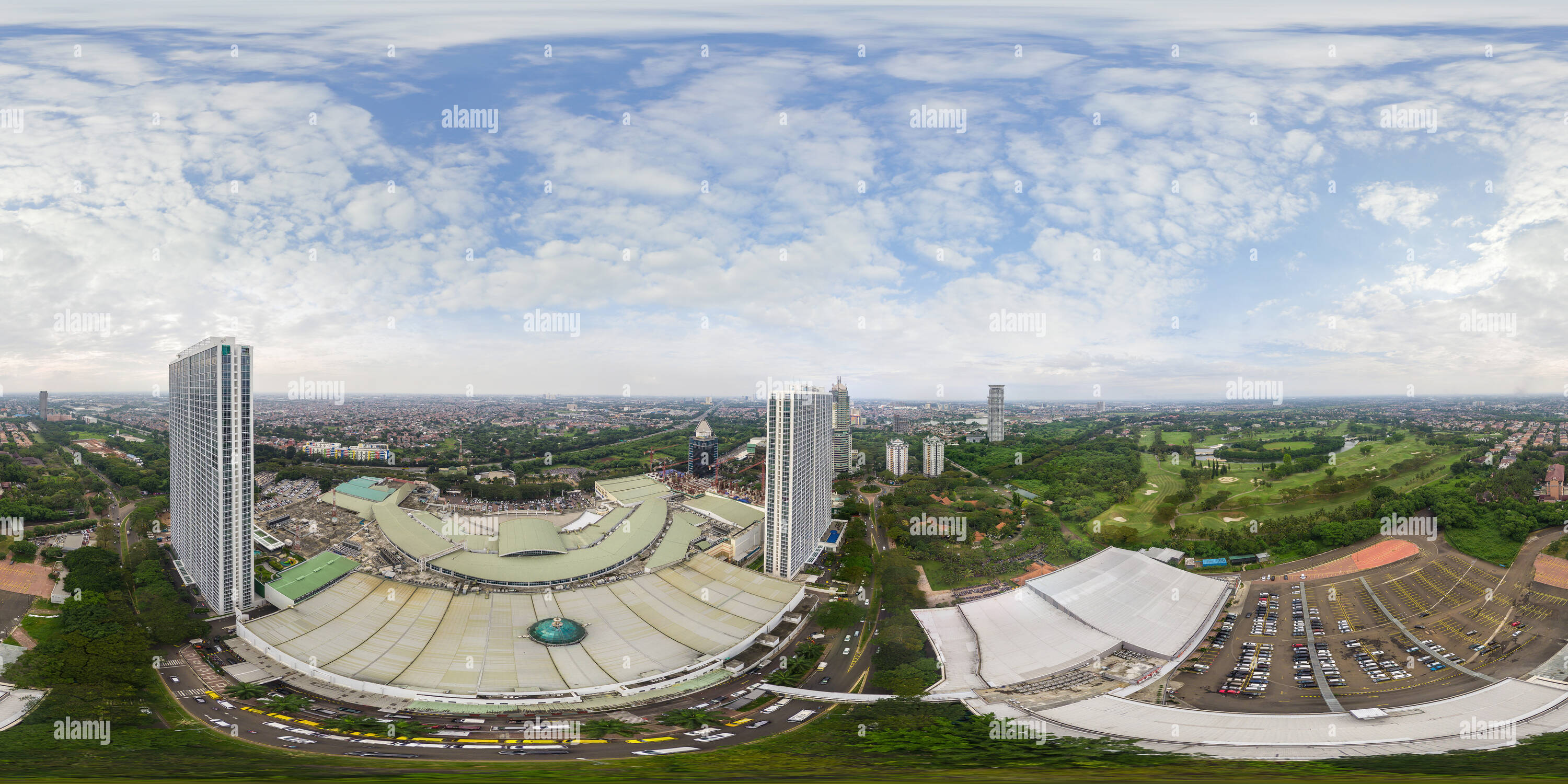 360 degree panoramic view of Lippo Karawaci, Tangerang