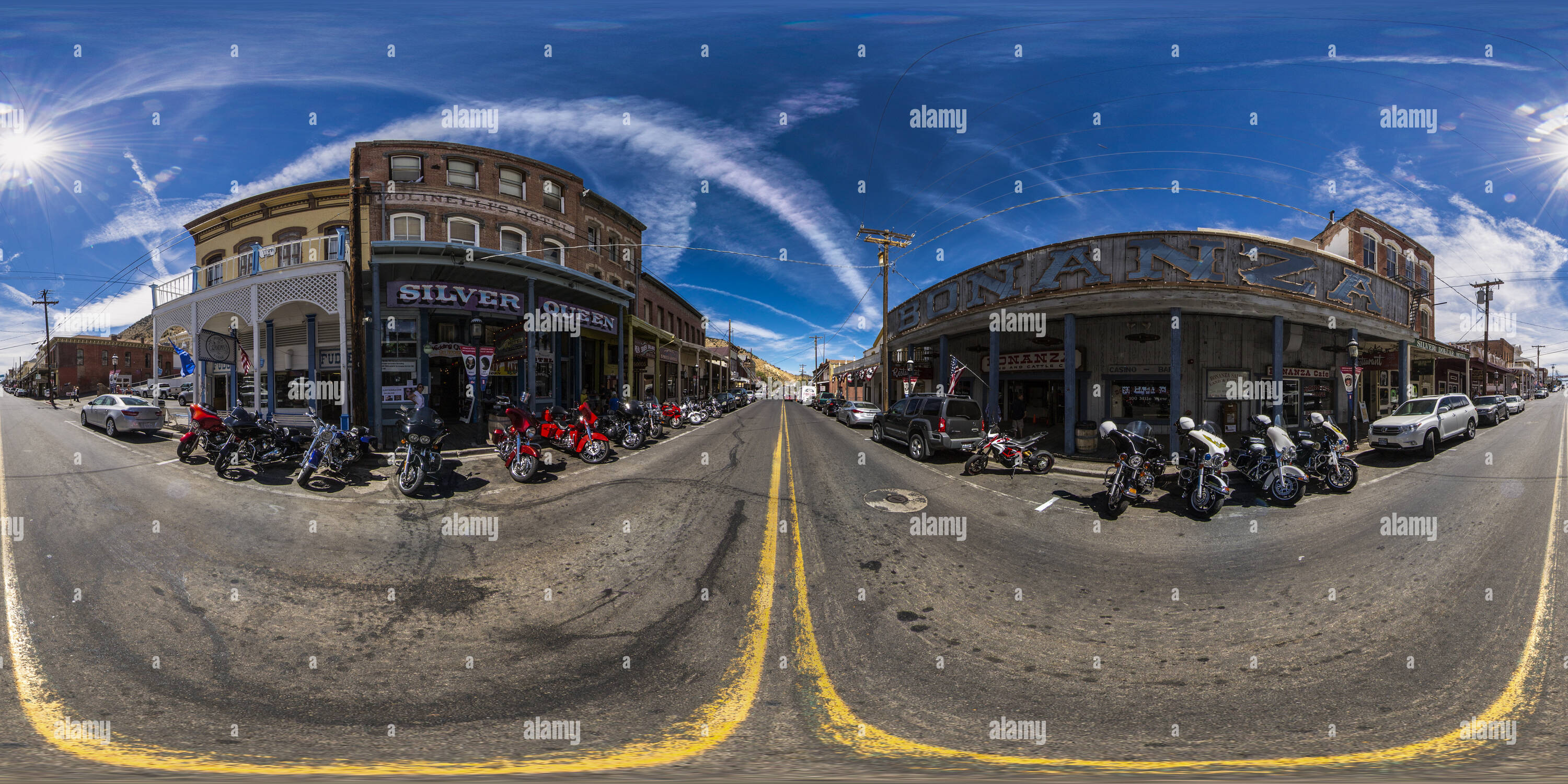 360° view of Virginia City C Street Alamy