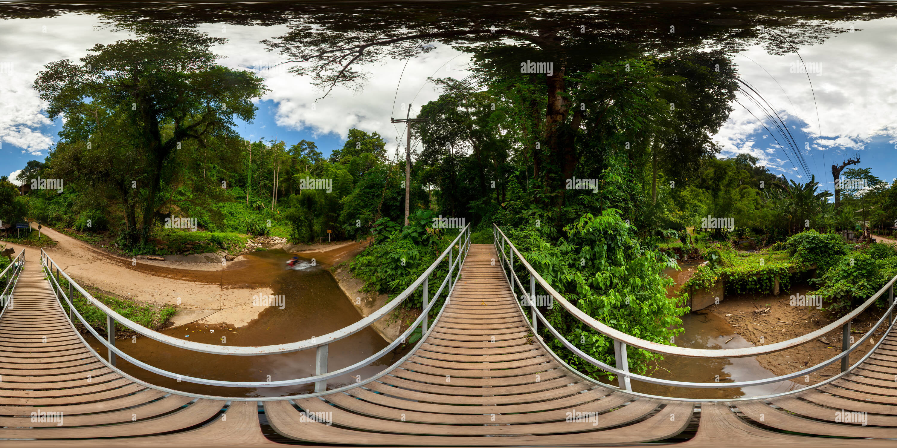 360° View Of Low Water Crossing Alamy