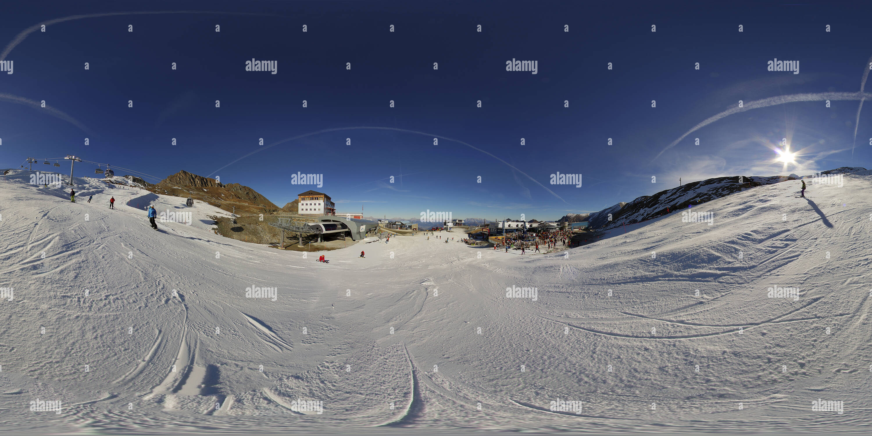 360° View Of Kitzsteinhorn Resort Kitzsteinhorn Ski Resort 07 Alamy