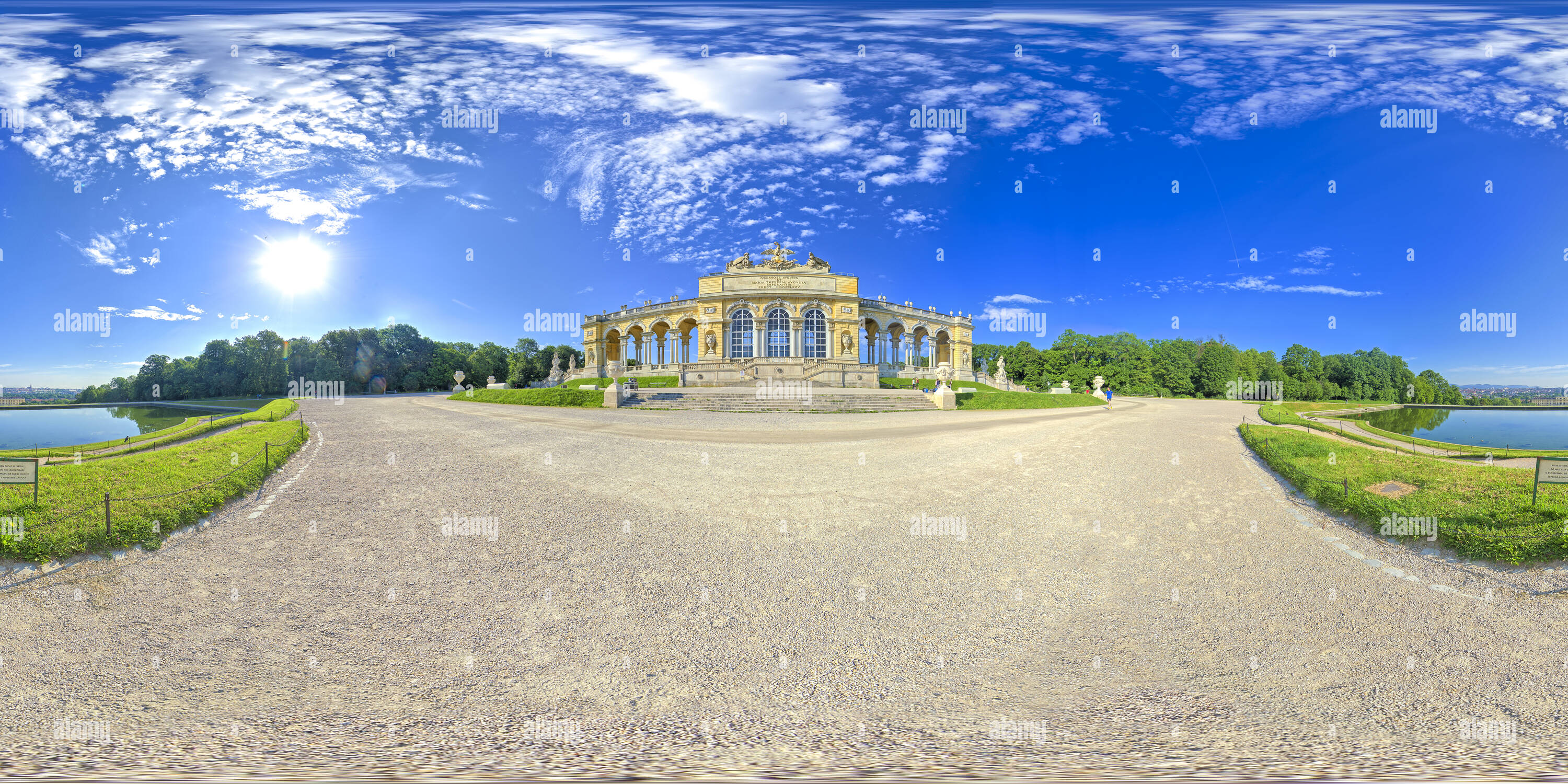 360° view of Schloss Schönbrunn Gloriette 1 - Alamy