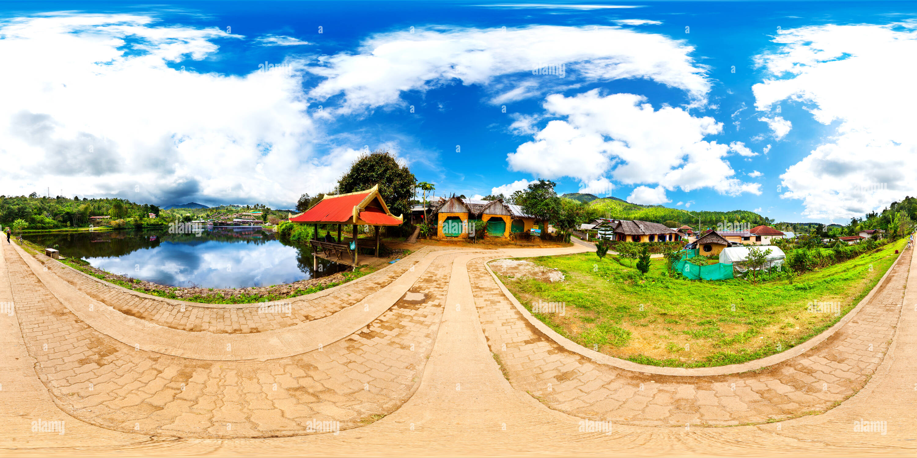 360° view of Baan Rak Thai - Alamy