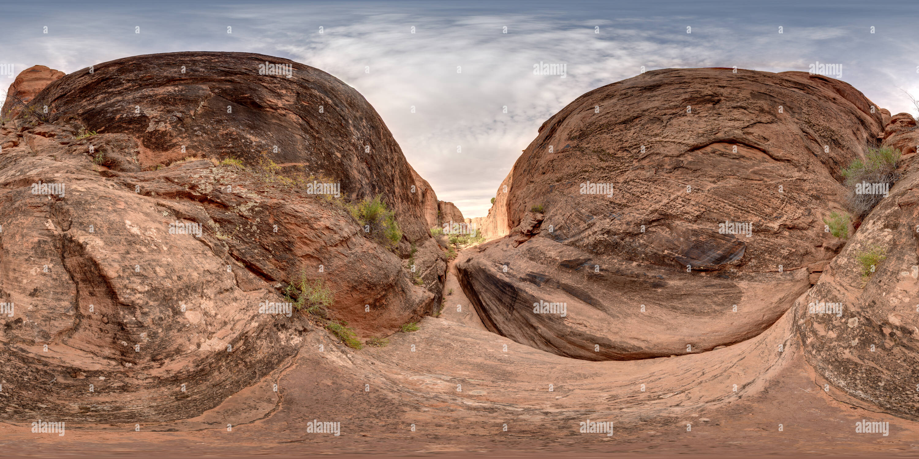 360° view of Slot Off Negro Bill Canyon - Alamy