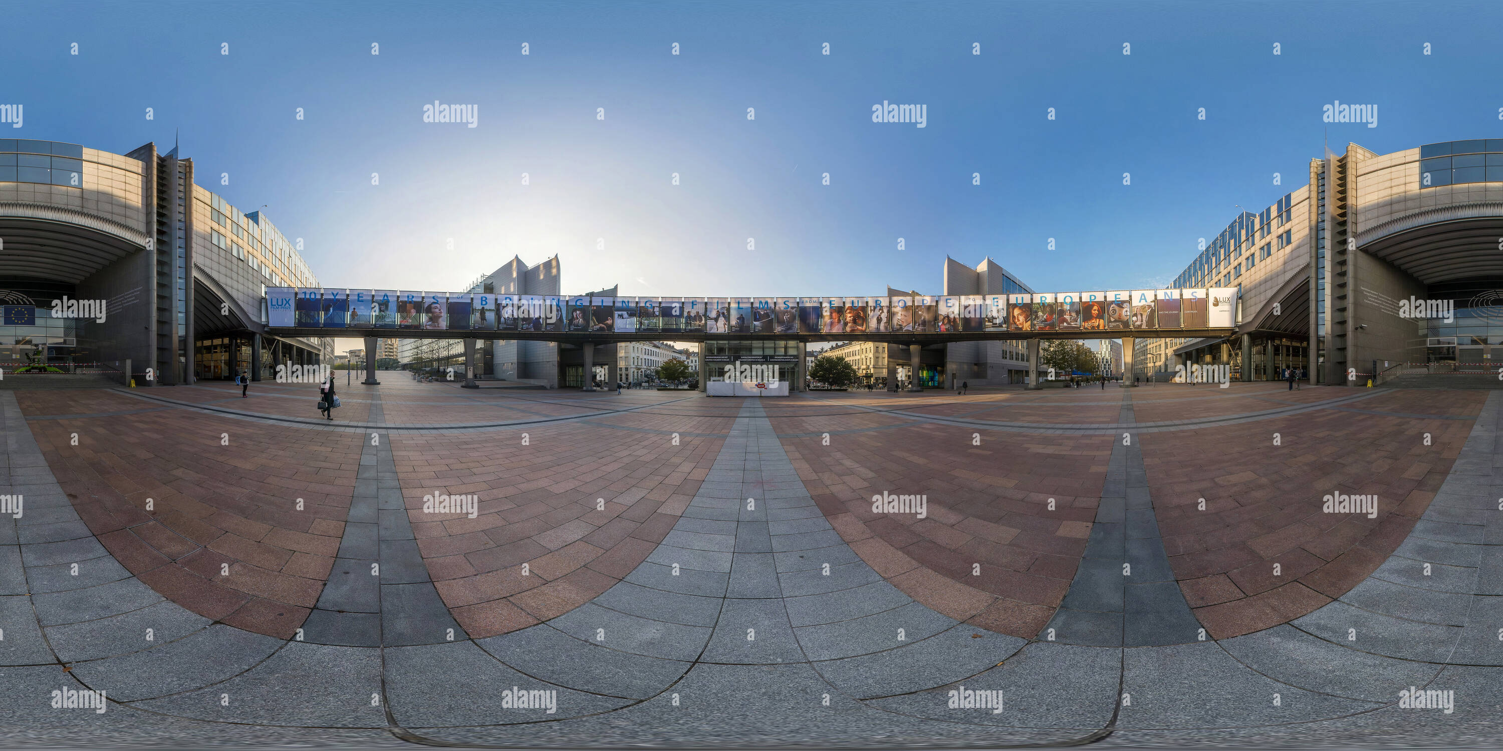 360° view of Espace Leopold, Brussels, Belgium Alamy