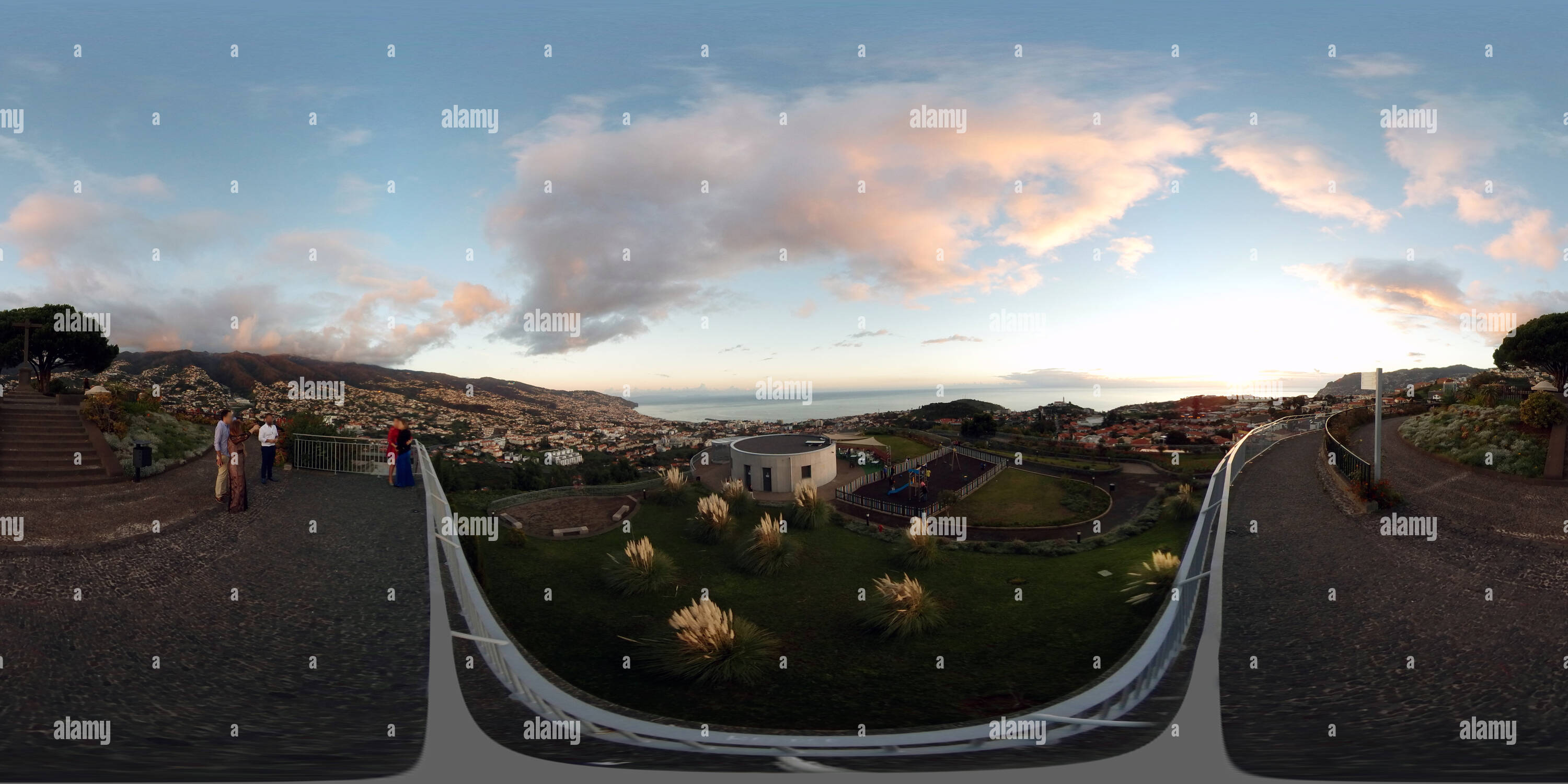 360 degree panoramic view of Afternoon in Pico dos Barcelos, Funchal, Madeira