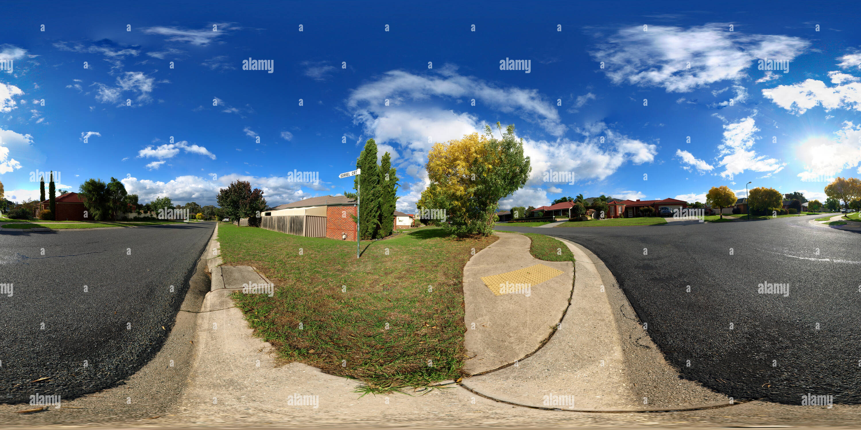 360° view of Baranduda Caraway St and Sorrel Crt Corner Alamy