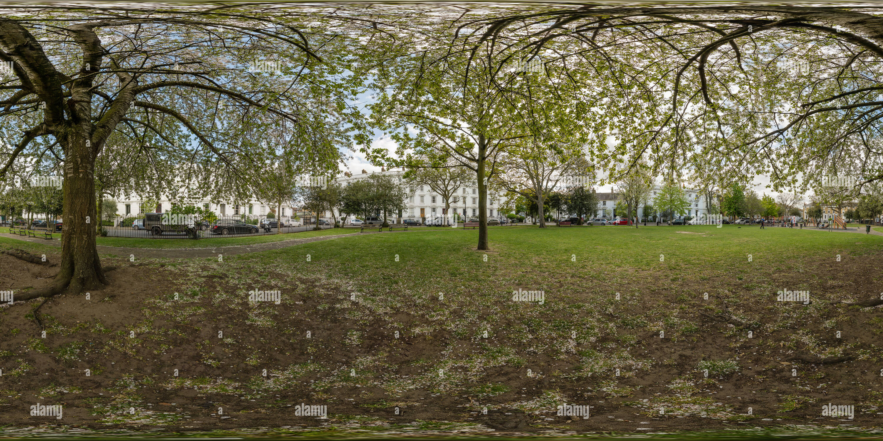 360° view of Grafton Square, Clapham Alamy
