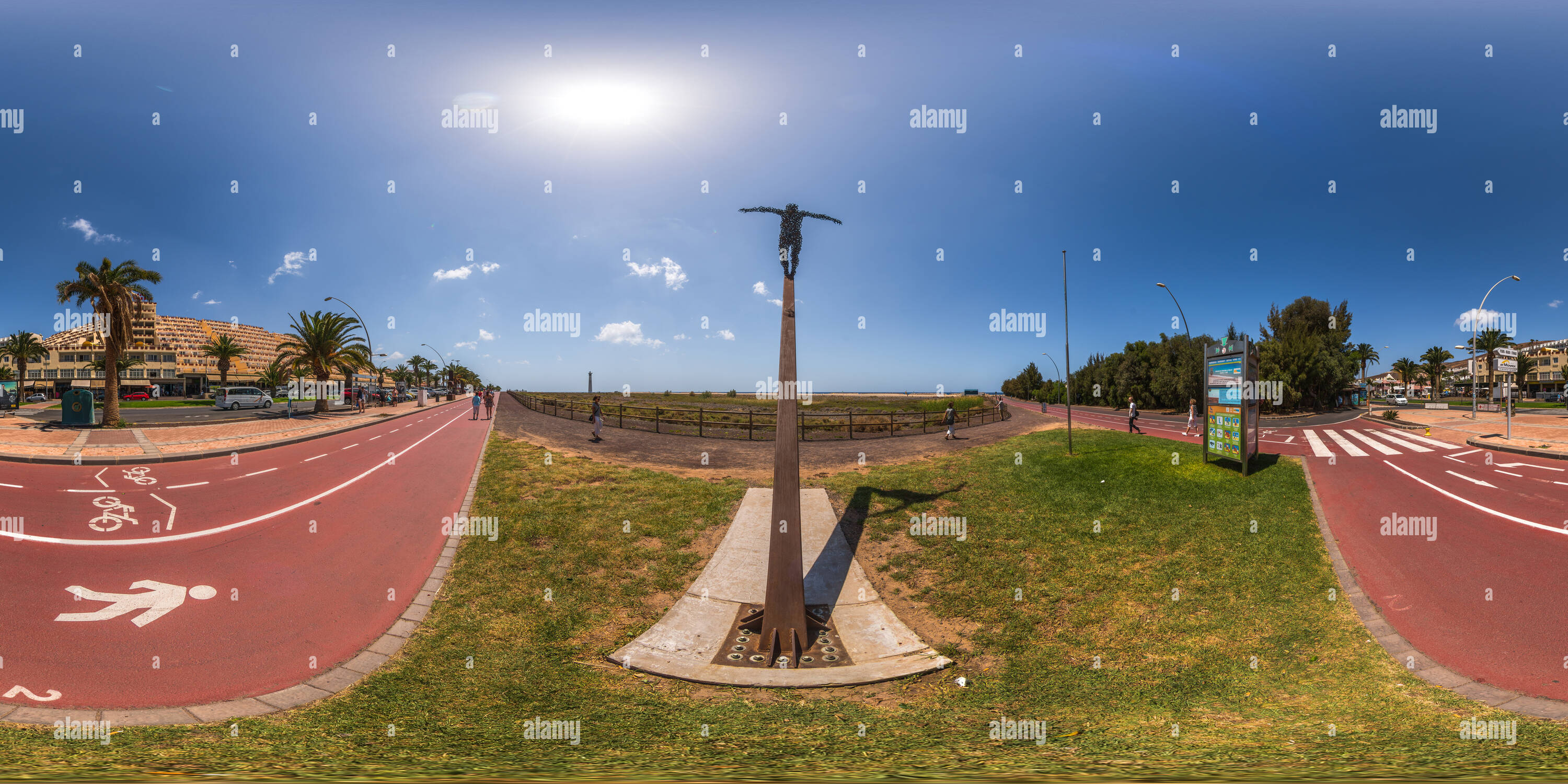 360° view of Morro Jable, AV. del Saladar, Fuerteventura - Alamy