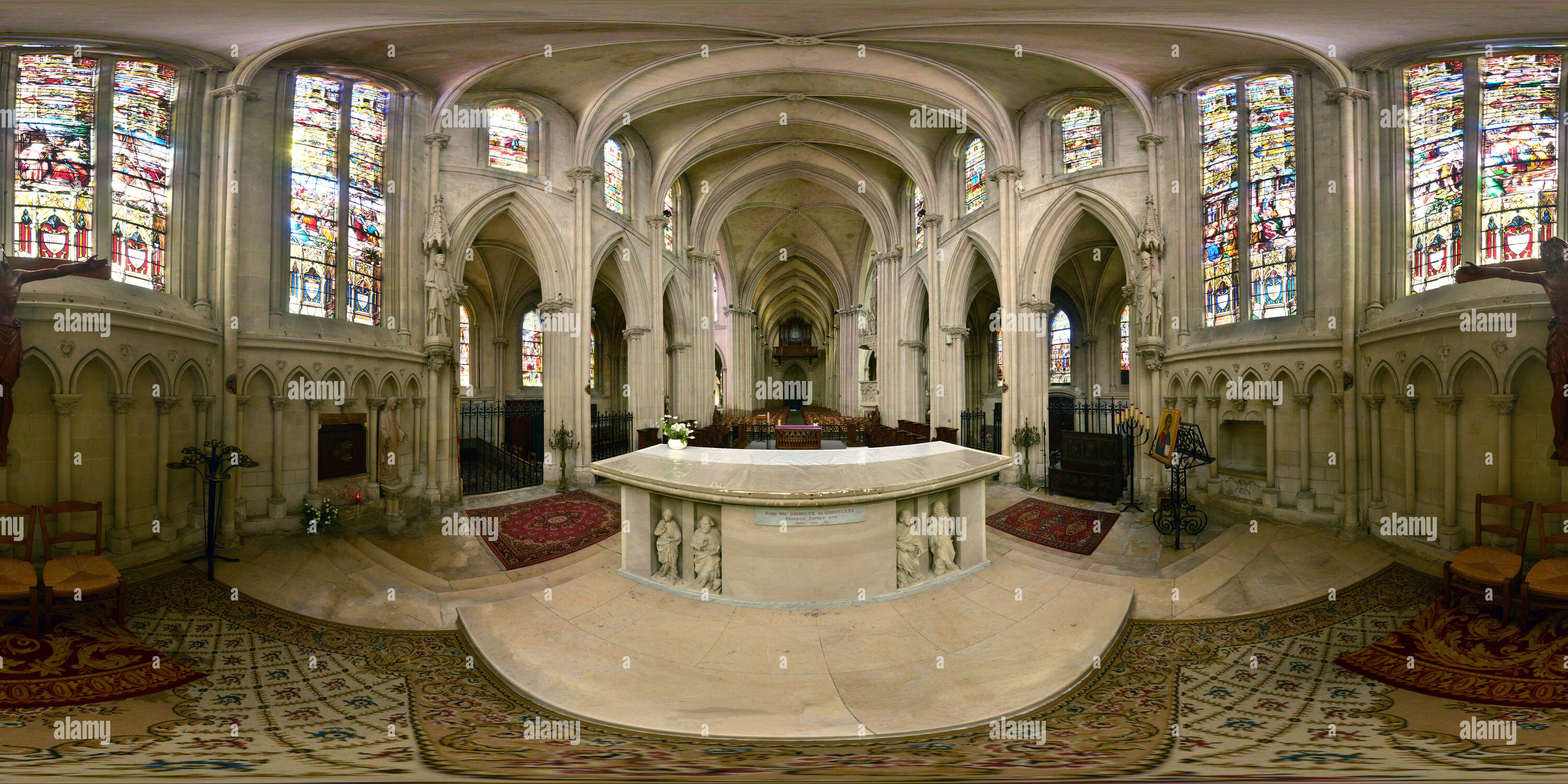 360° view of Église Saint Martin à villers-sur-Mer (14)Fr - Alamy