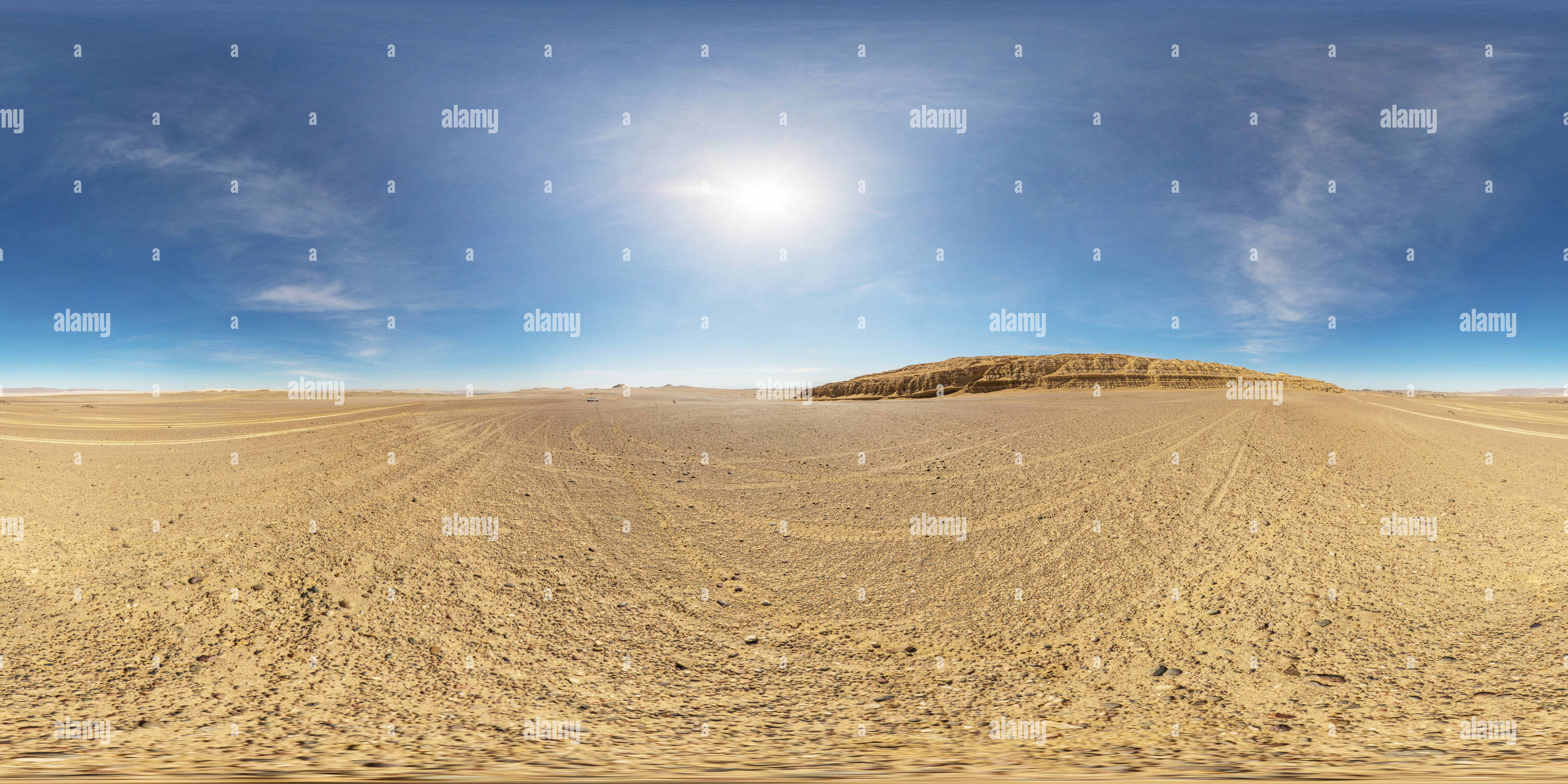 360° view of PERU - Coastal Desert of Nazca - Rock Formation 1 - Alamy