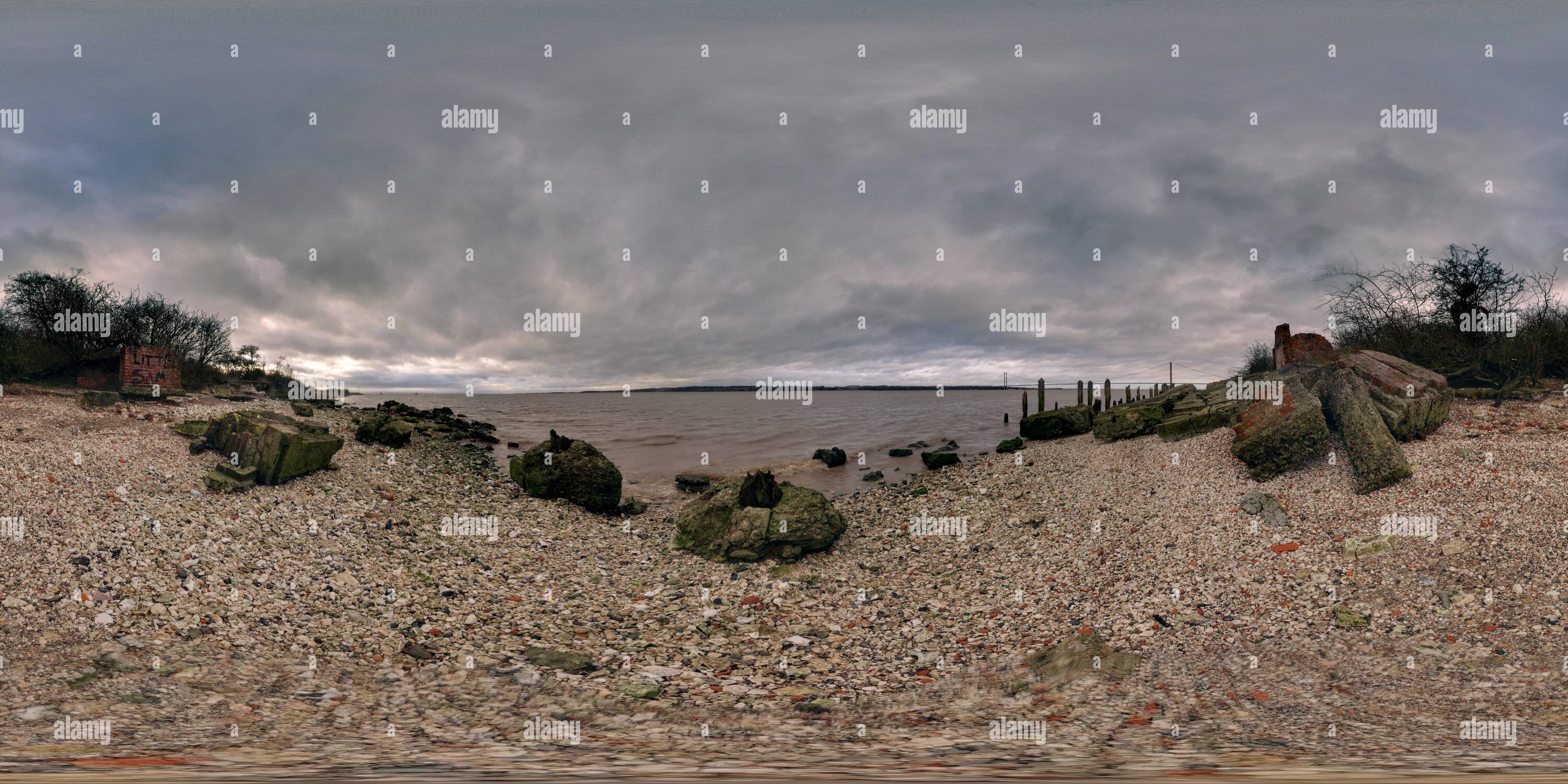 360° view of Old Cement Works Alamy