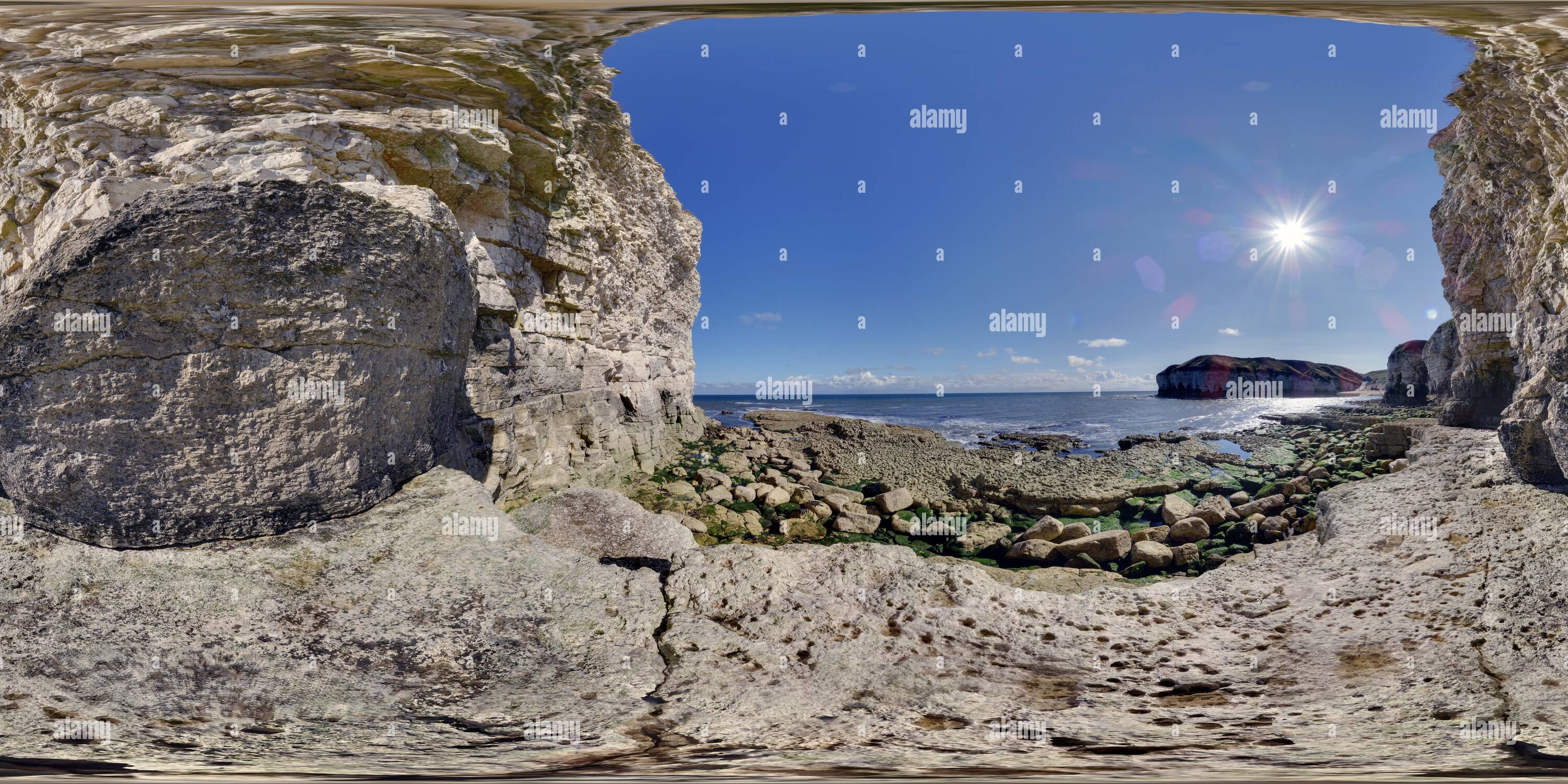 360° view of West Scar Ledge - Alamy