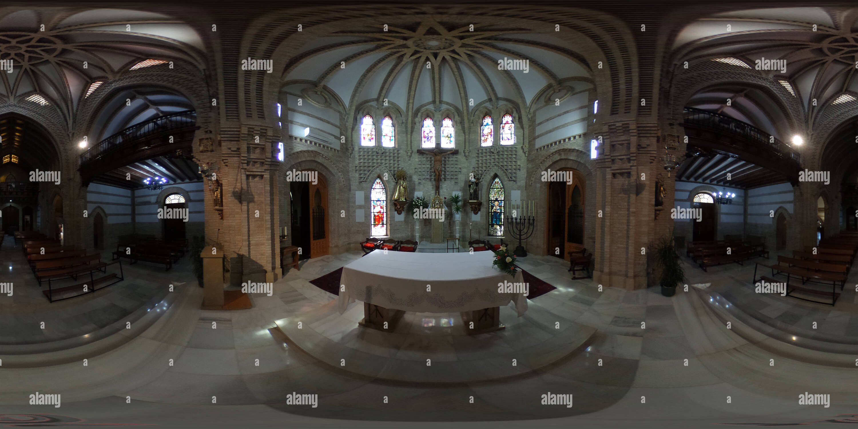 360° view of Chapel of the Nursing Home of Sueca Alamy
