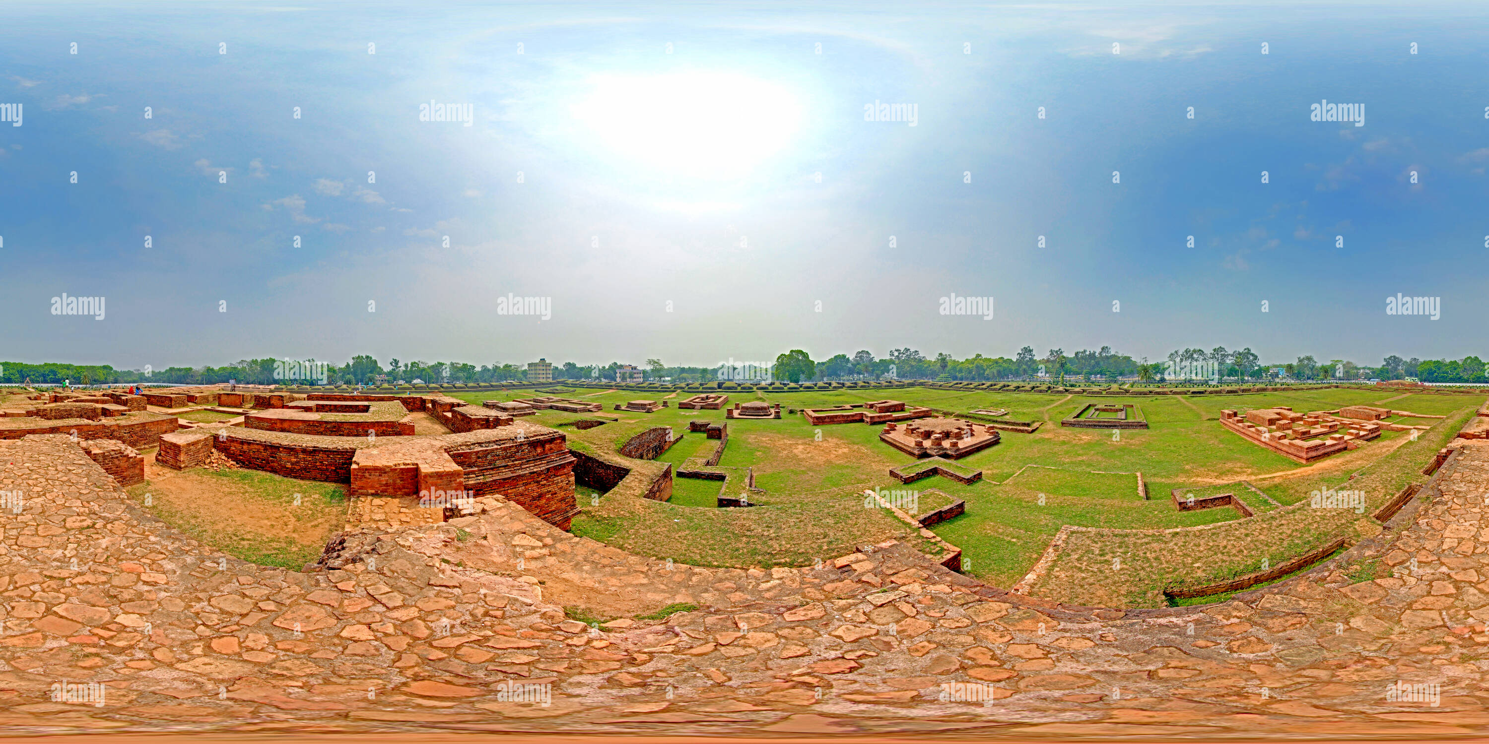 360° view of Shalban Buddhist Bihar - Alamy