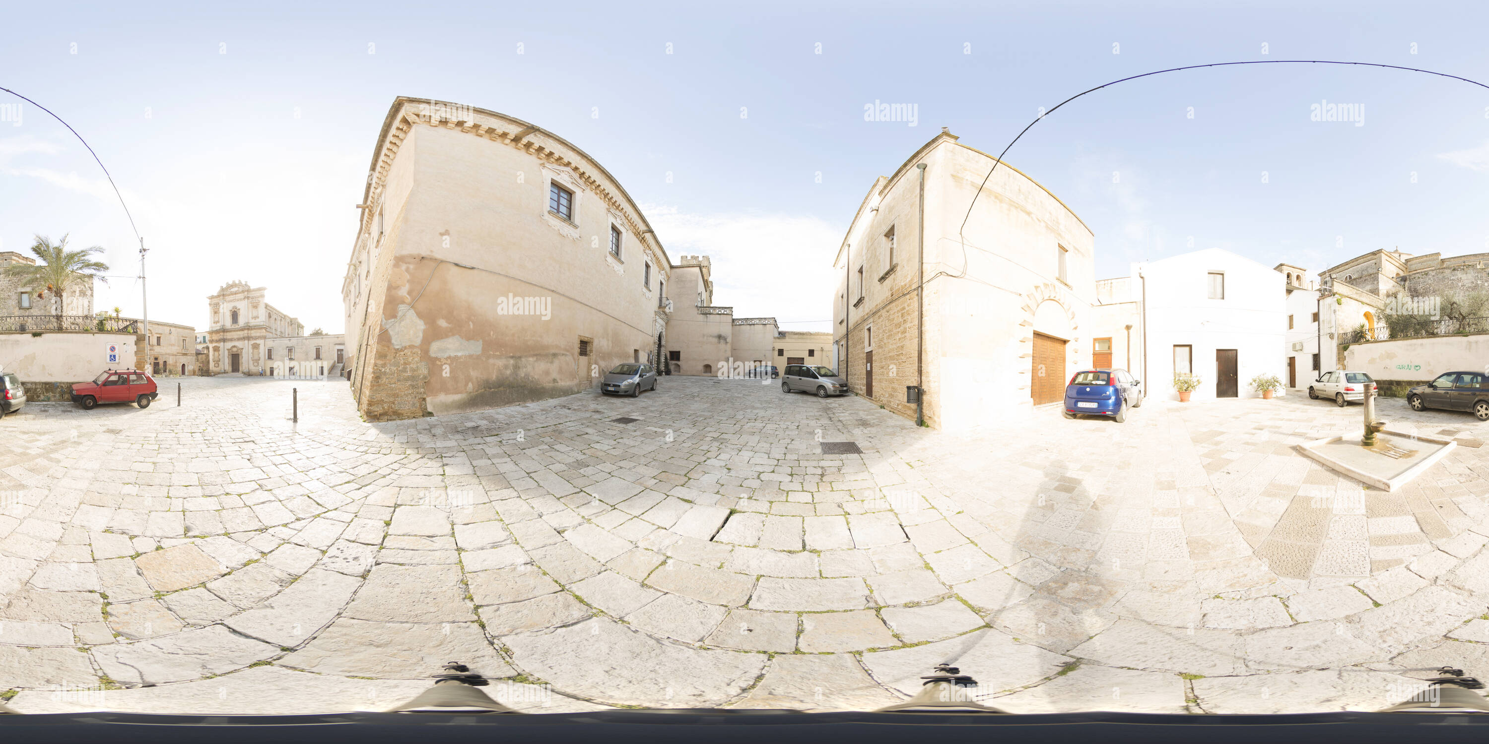 360° view of Piazza Orsini del Balzo Alamy