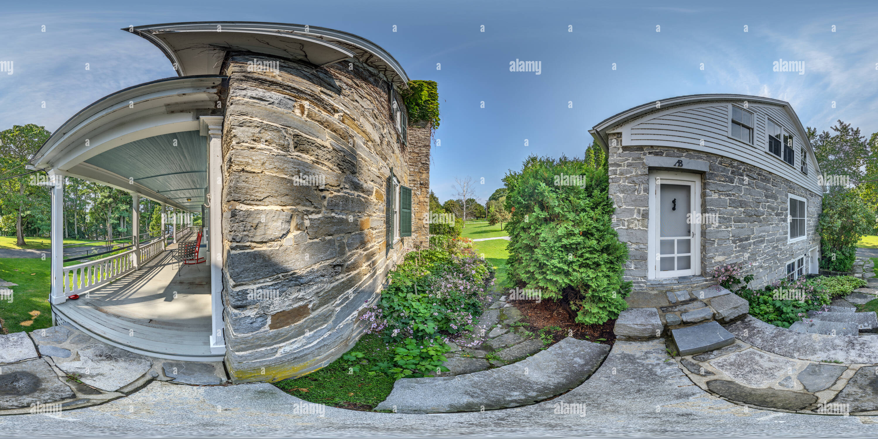 360° view of Harbor Homestead at the Basin Harbor Club Alamy