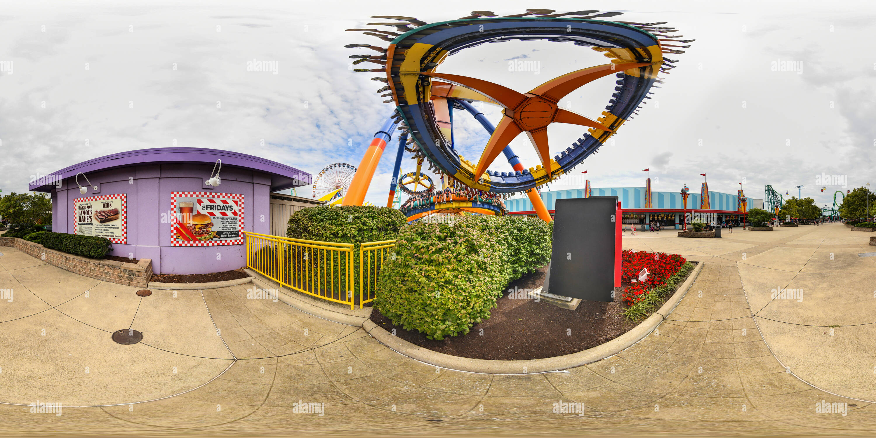 360 degree panoramic view of maXair at Cedar Point
