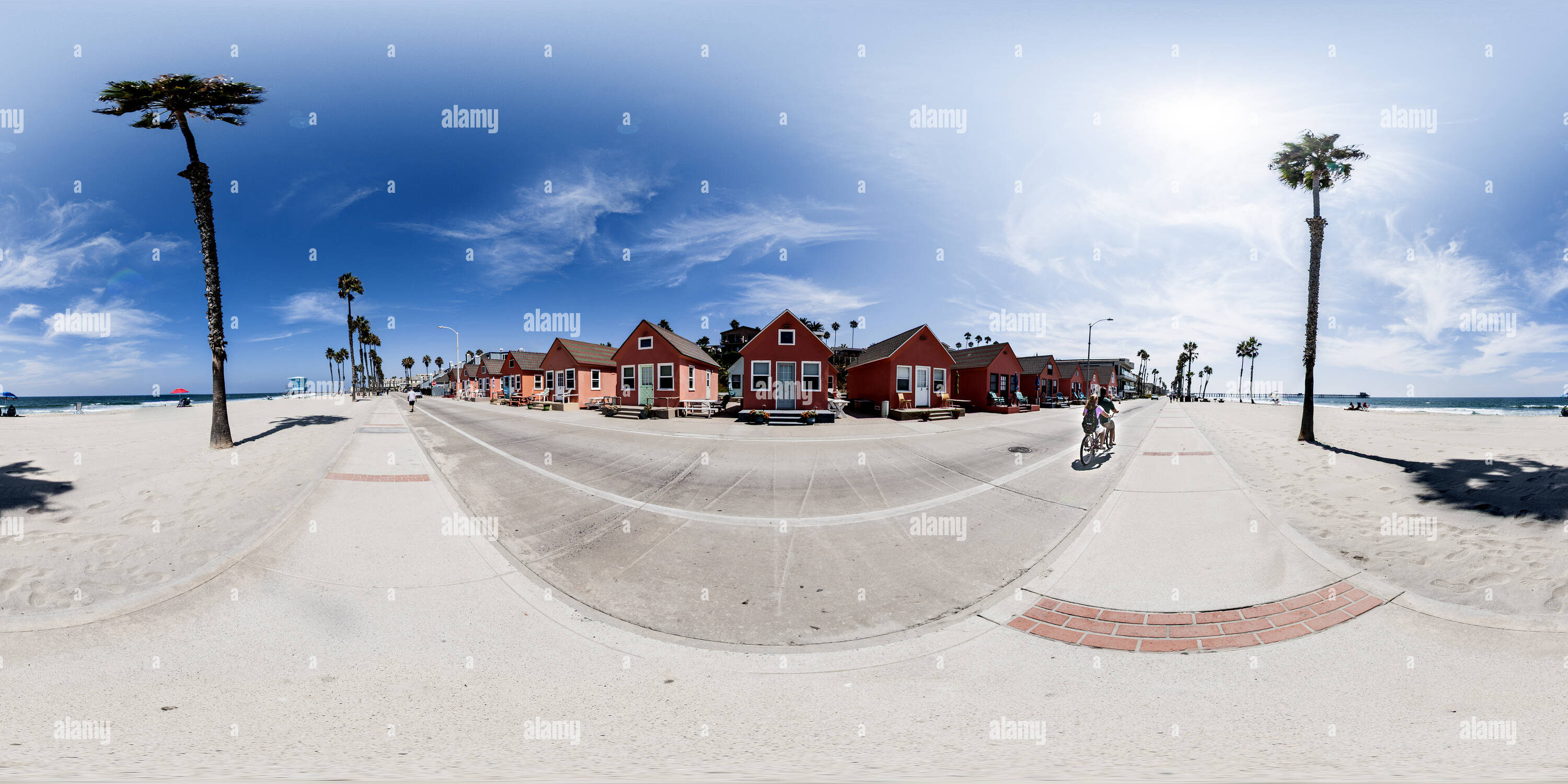 360 View Of Roberts Cottages In Oceanside Ca Usa 219631917 Alamy