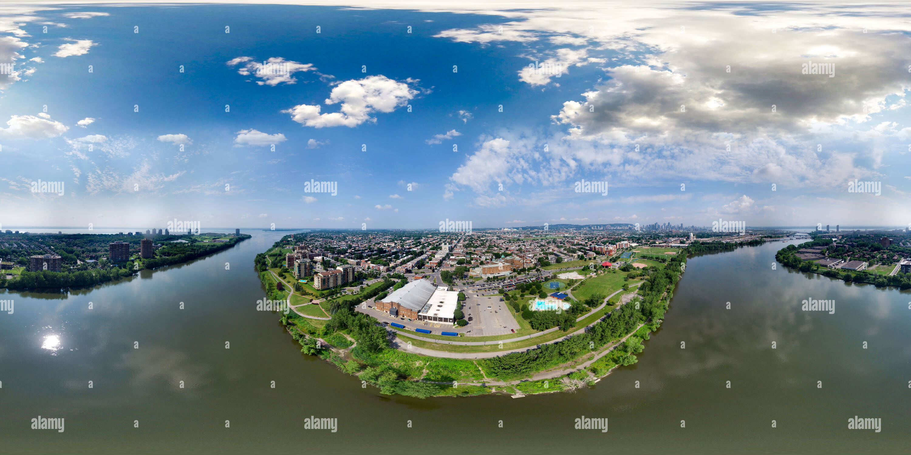 360 View Of Futur Plage De Larrondissement De Verdun