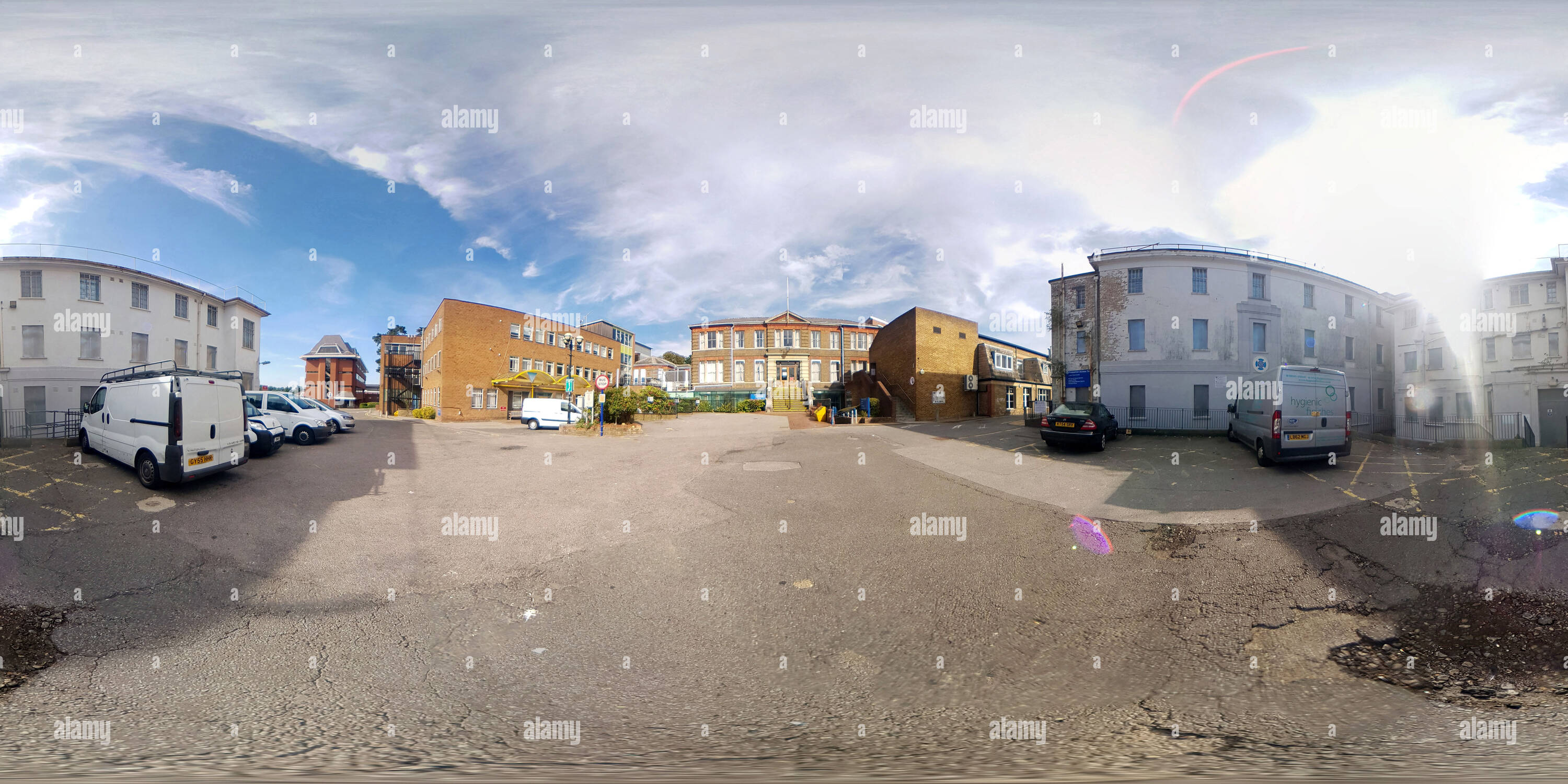 360° view of Hemel Hempstead Hospital Alamy