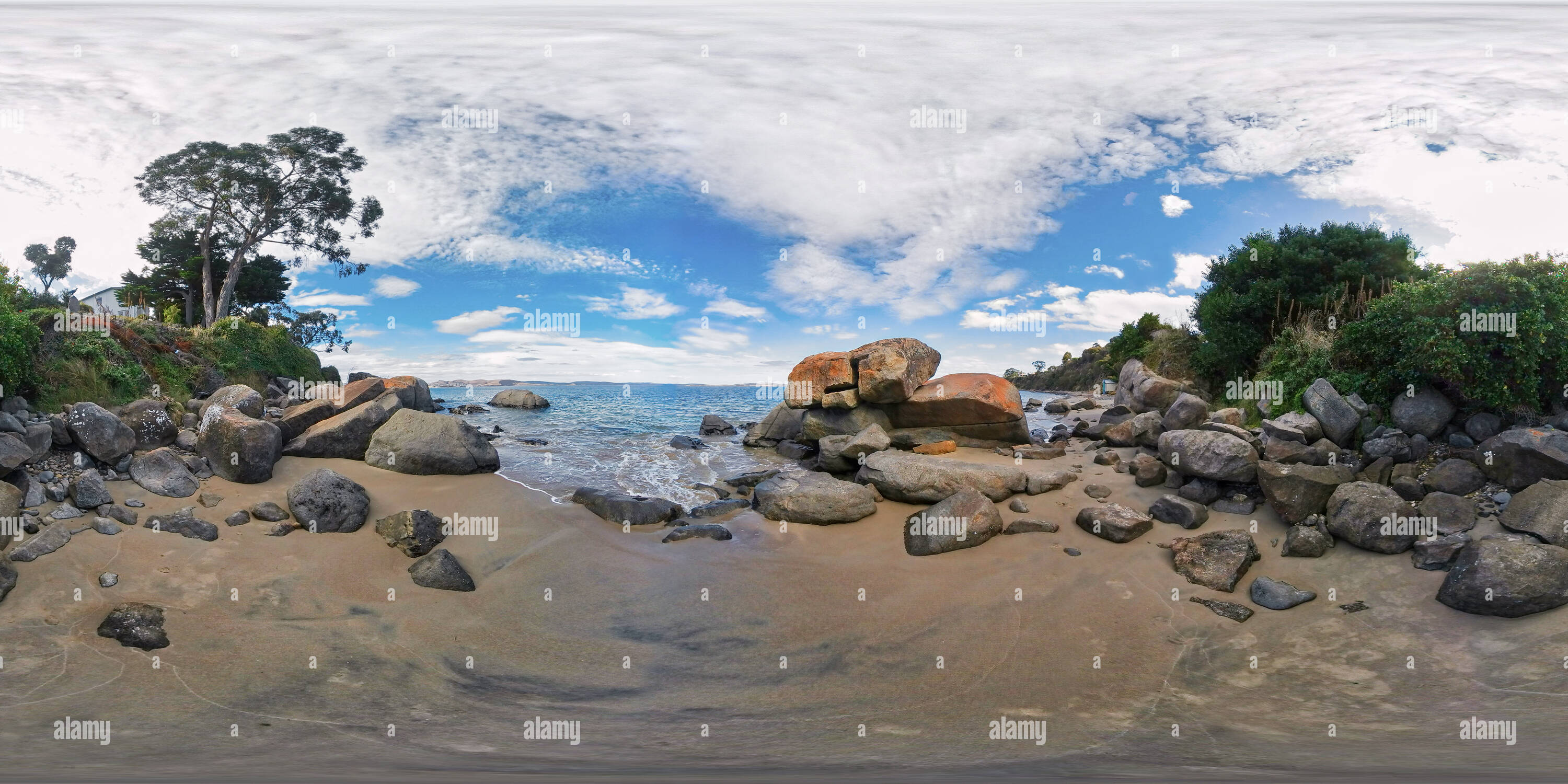 360° view of On The Rocks, Taroona, Tasmania - Alamy