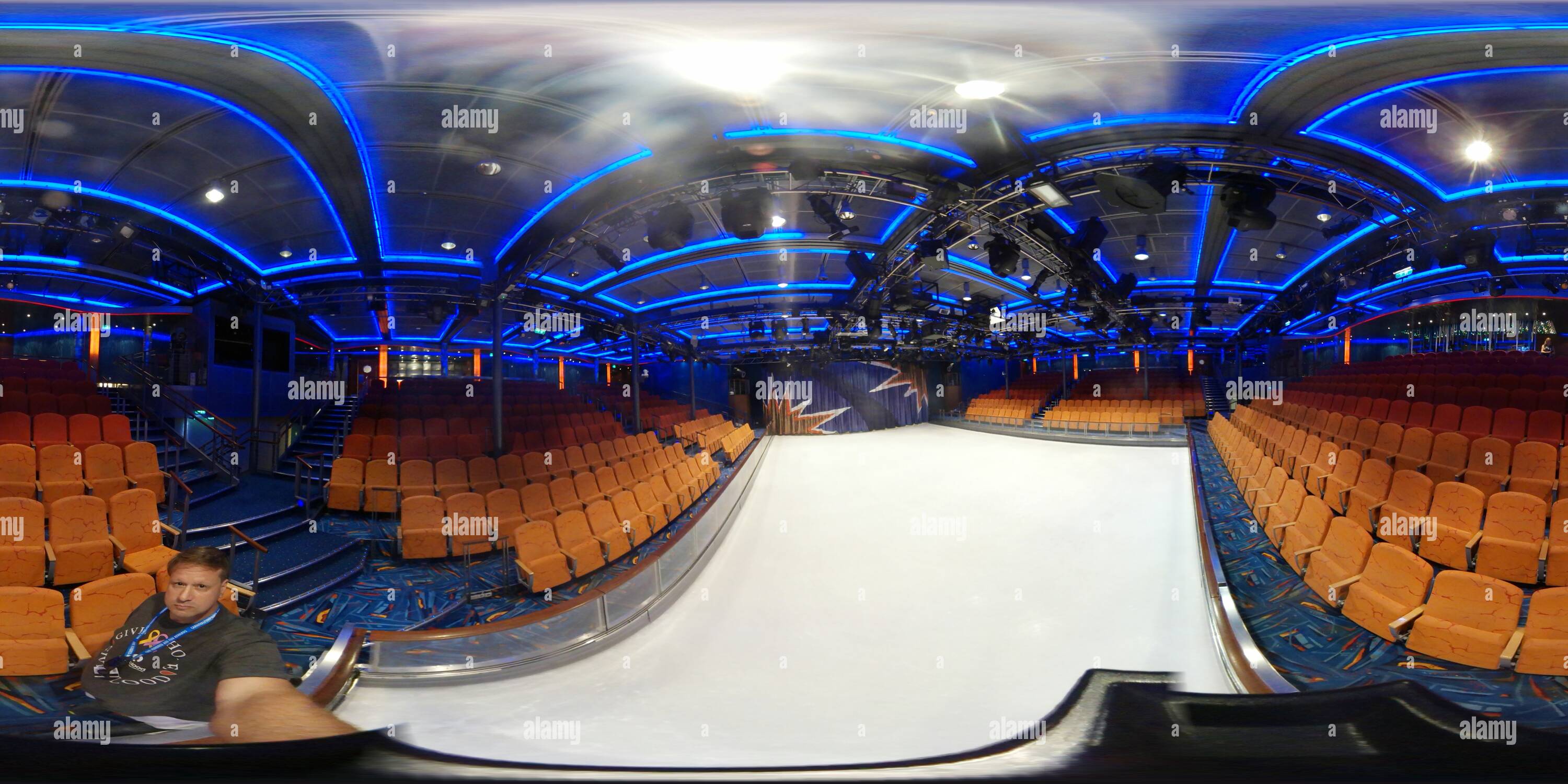 360° view of Oasis of the Seas Studio B Ice Rink Alamy