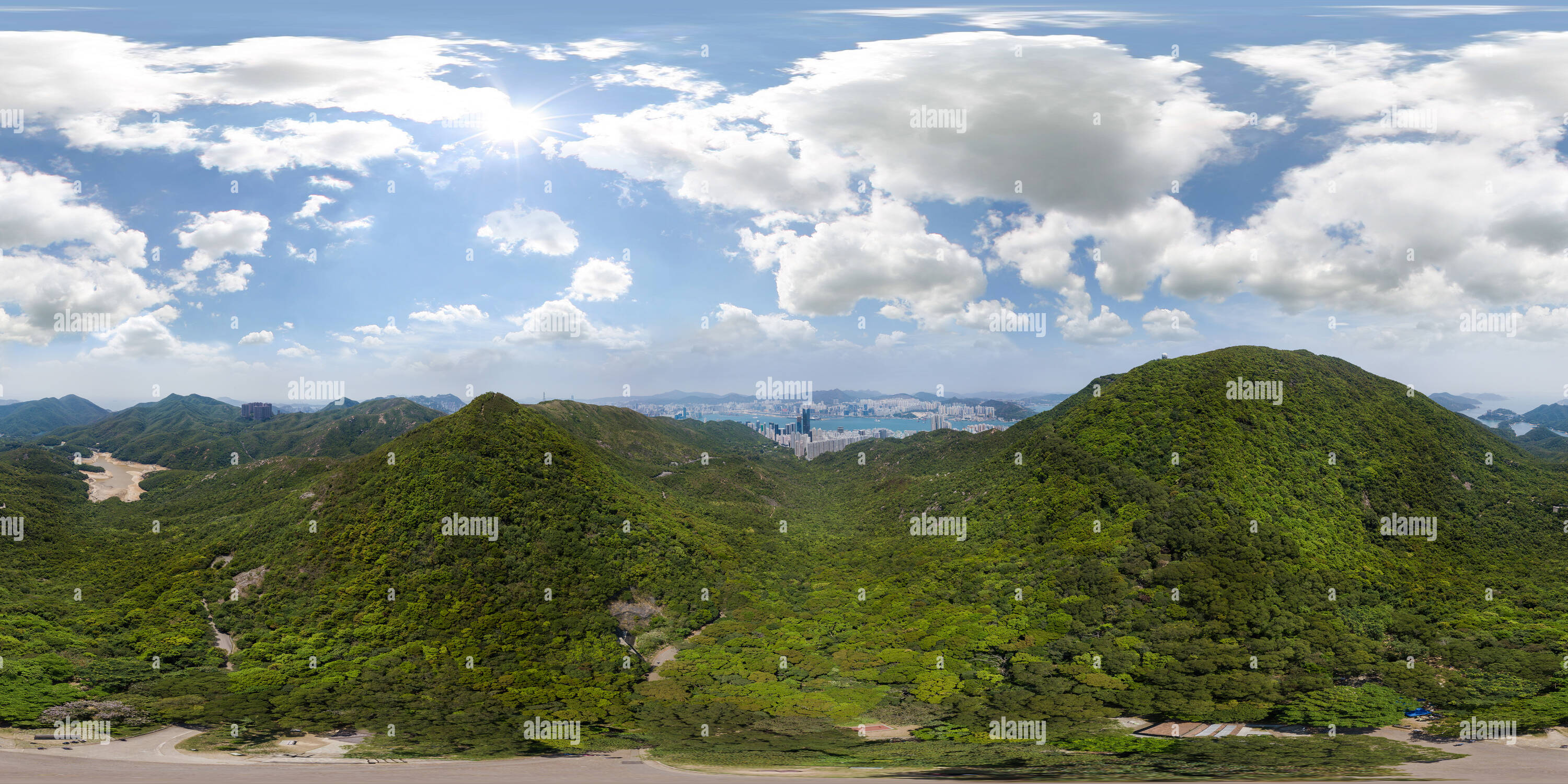 360° view of Mount Parker Hong Kong - Alamy