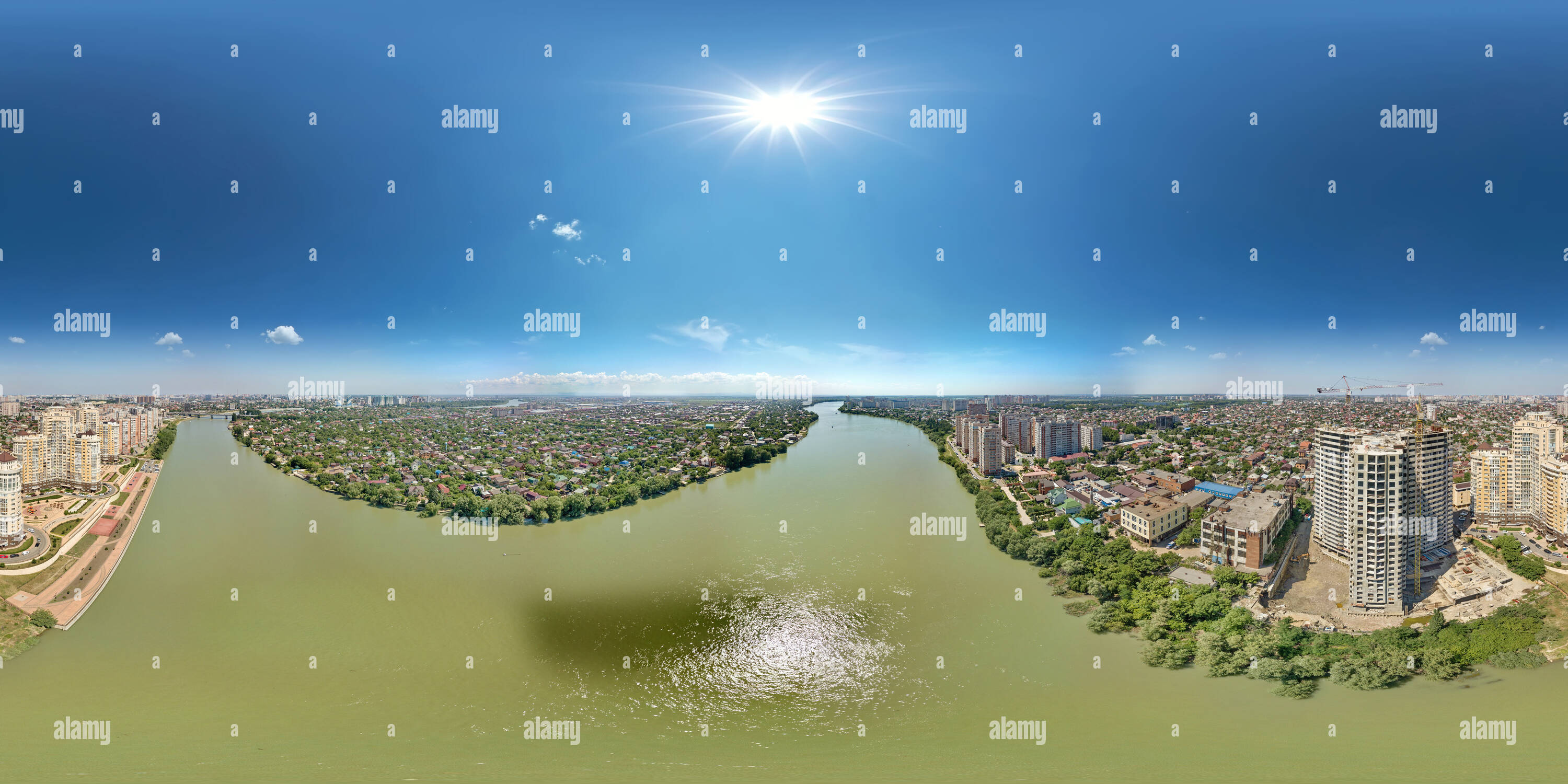 360-view-of-hot-summer-in-the-kuban-alamy