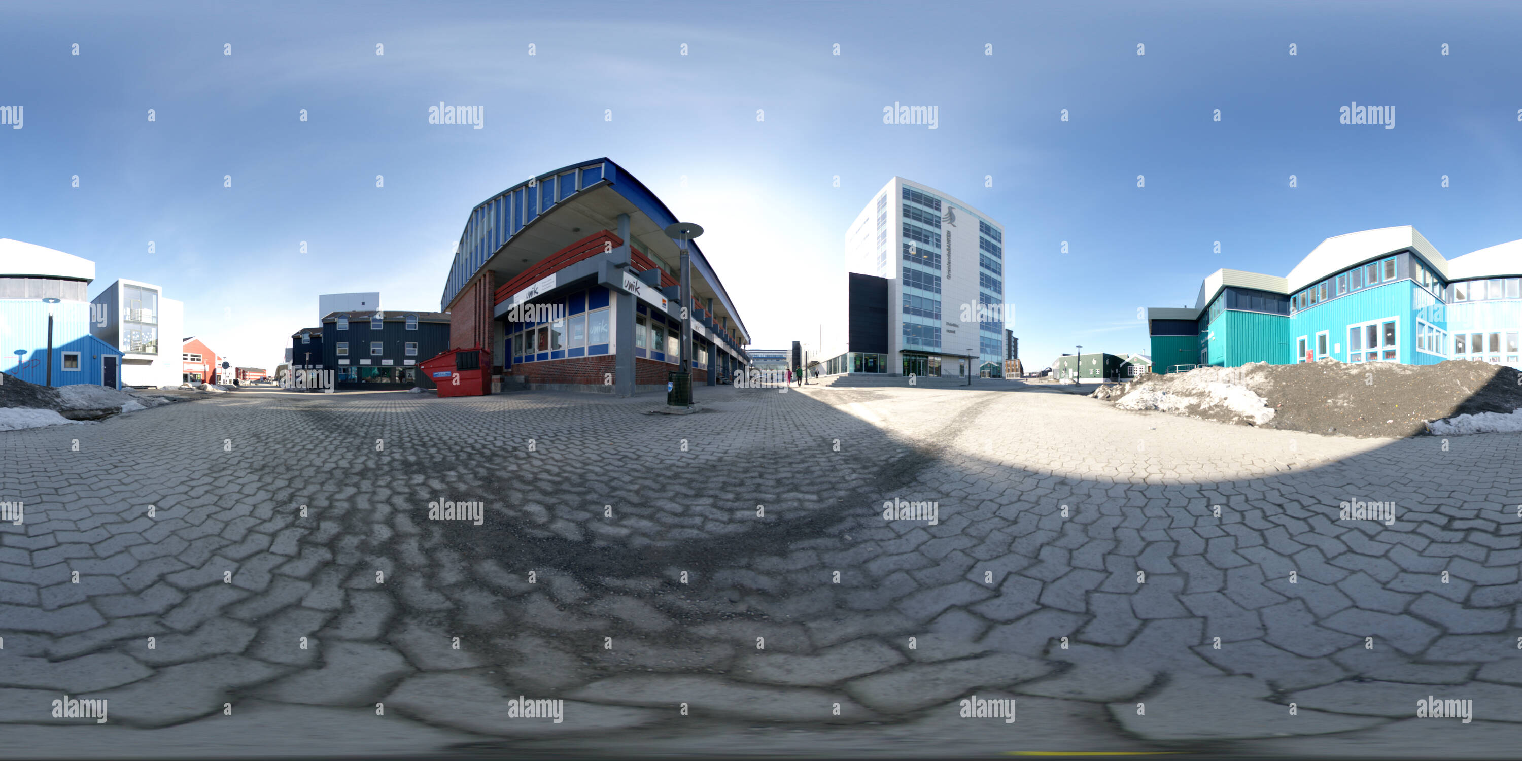 360° view of National Library of Greenland Alamy