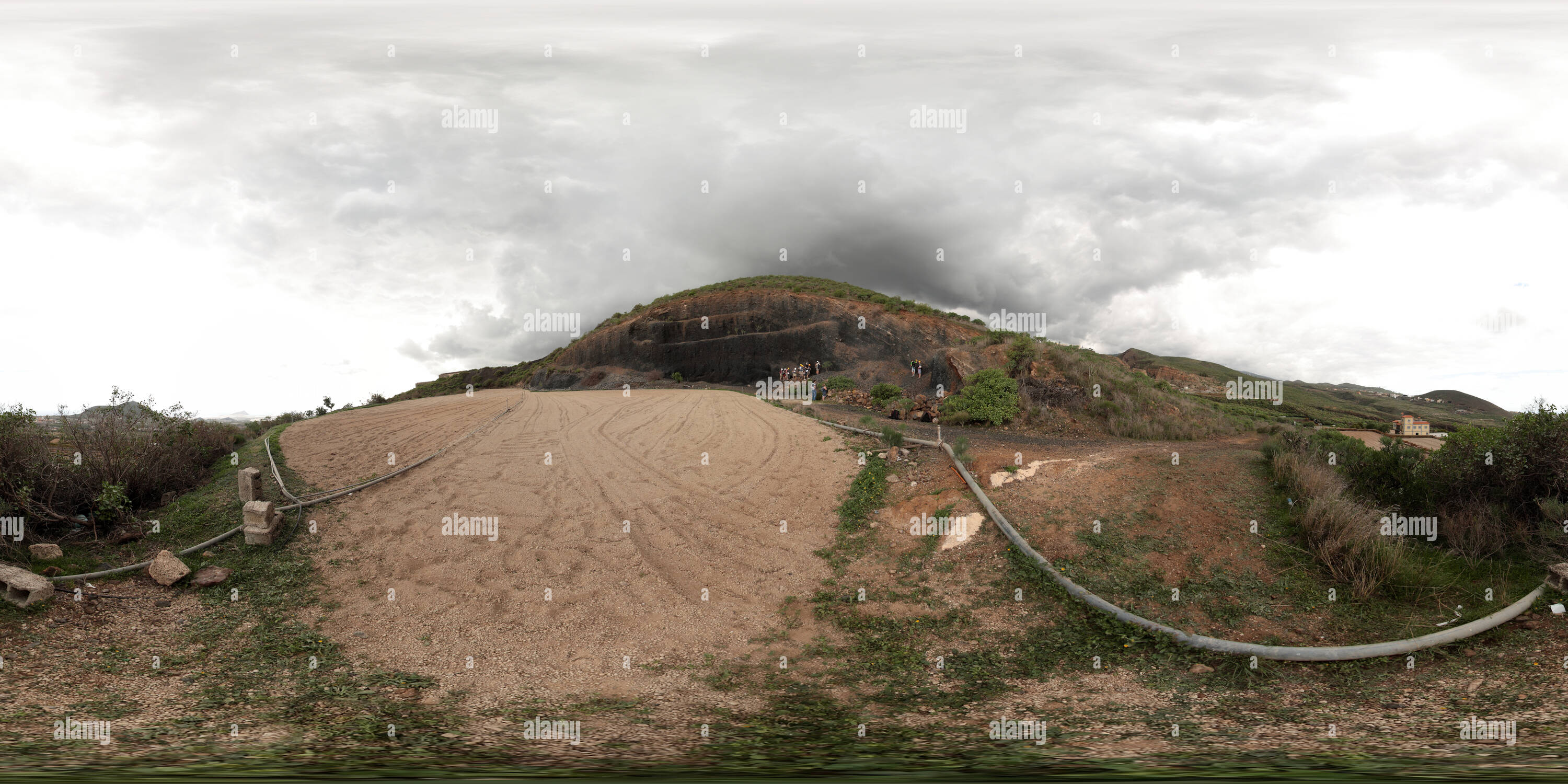360 degree panoramic view of San Miguel Scoria Cone
