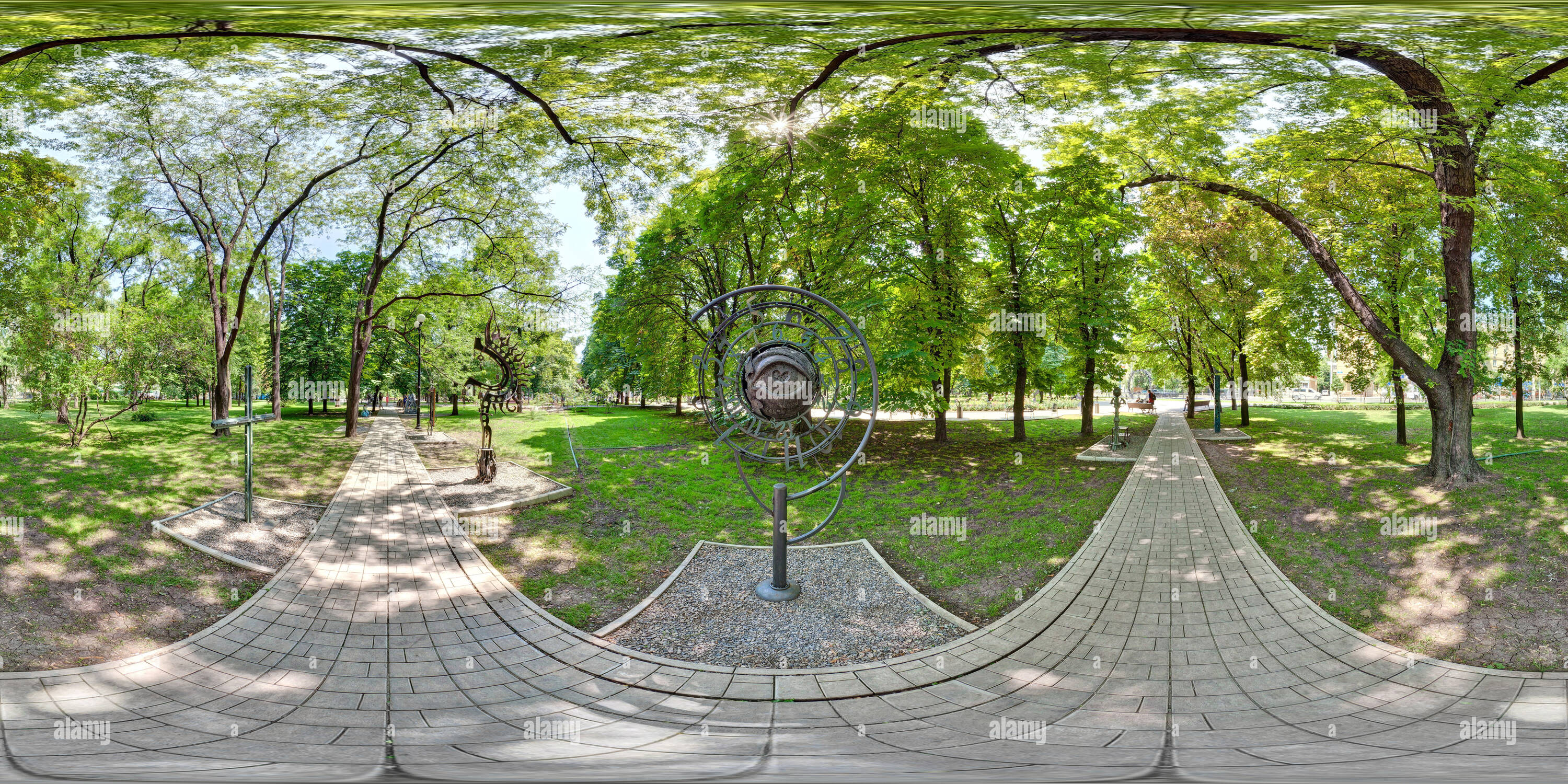 360° view of The figure of "seeing eye" in the Park of Figures