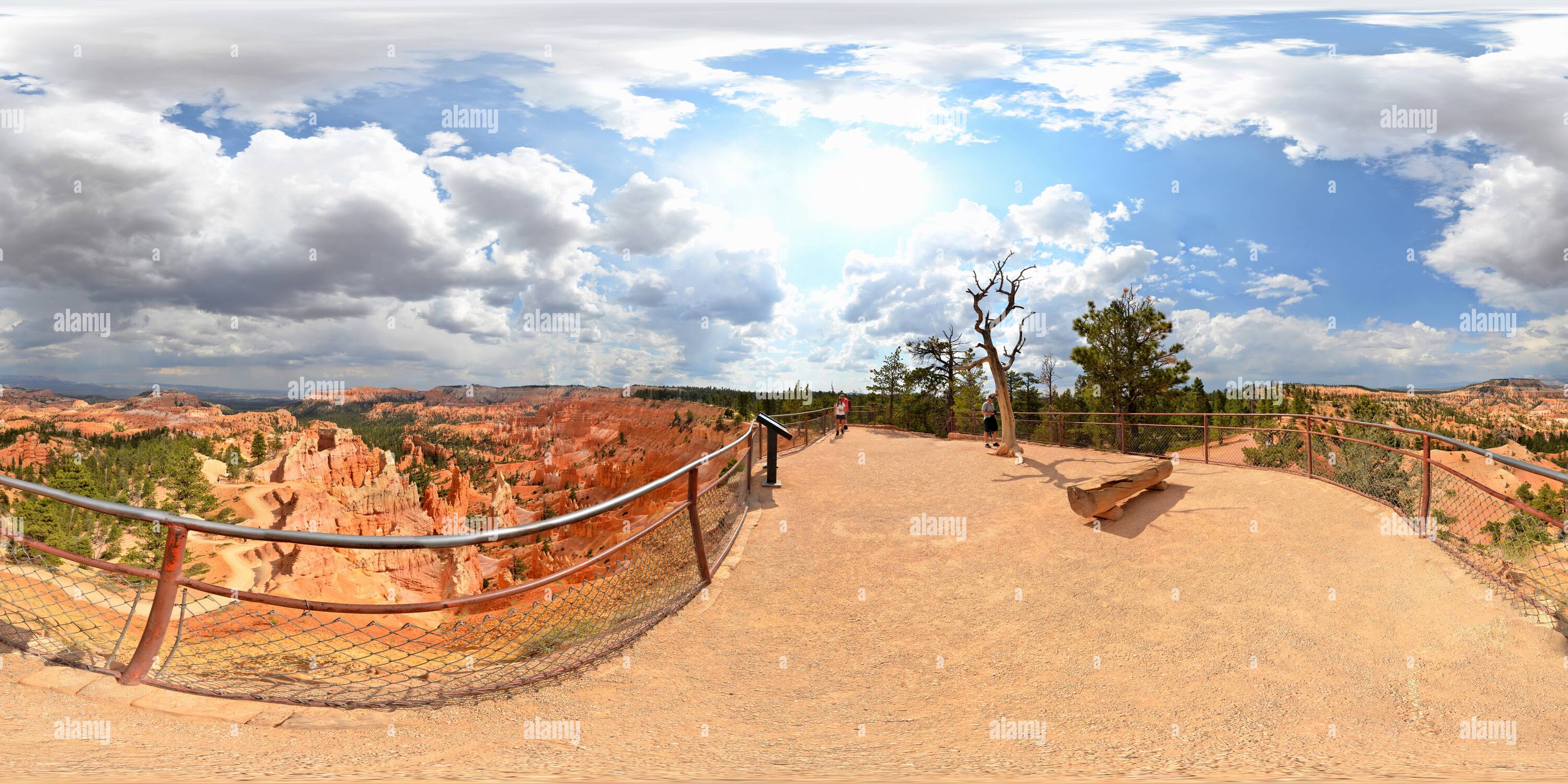 360 degree panoramic view of Bryce Canyon Sunrise Point