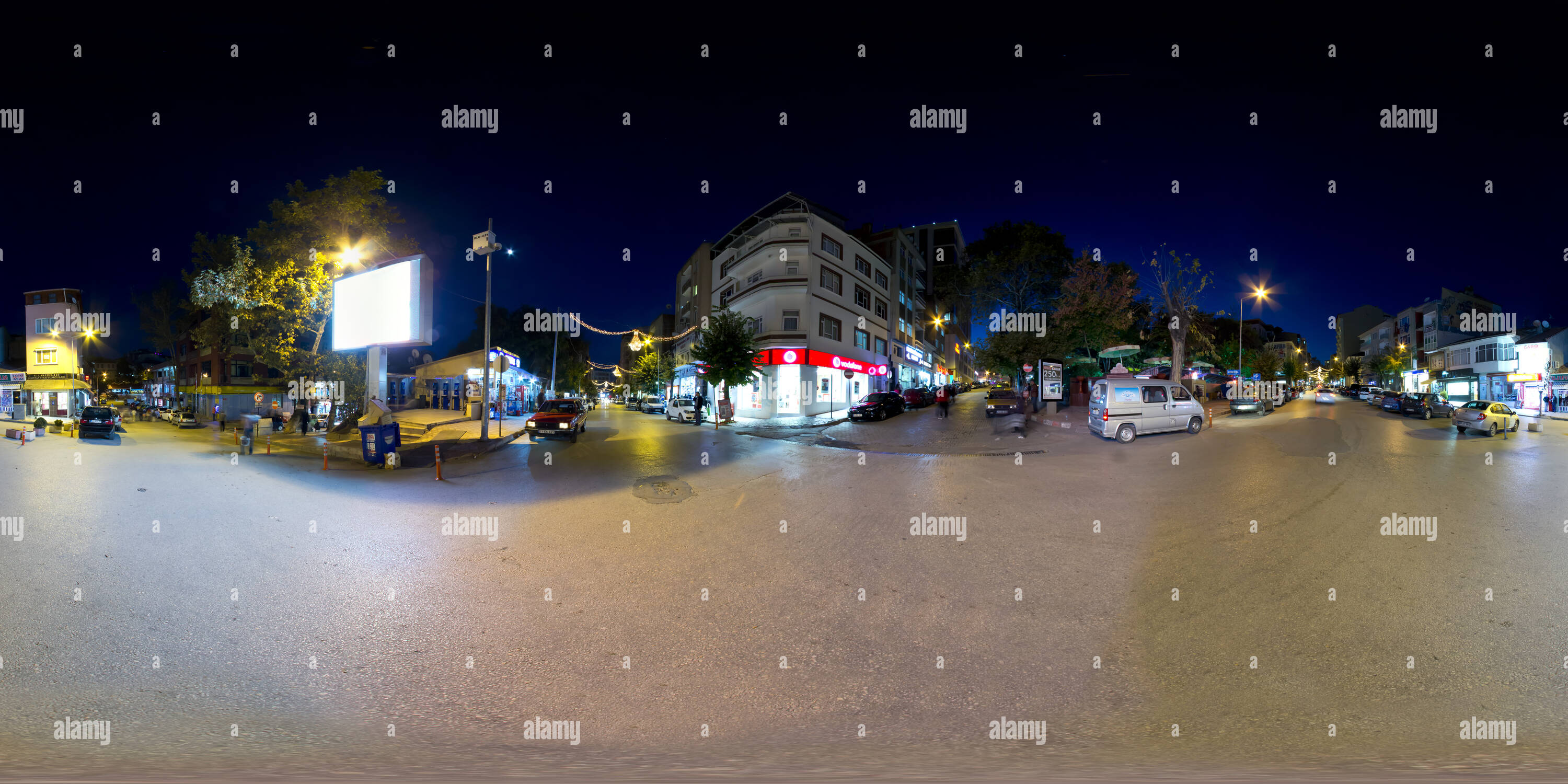360 degree panoramic view of 245978 - Bilecik Çarşı Gece - Bilecik Sanal Tur
