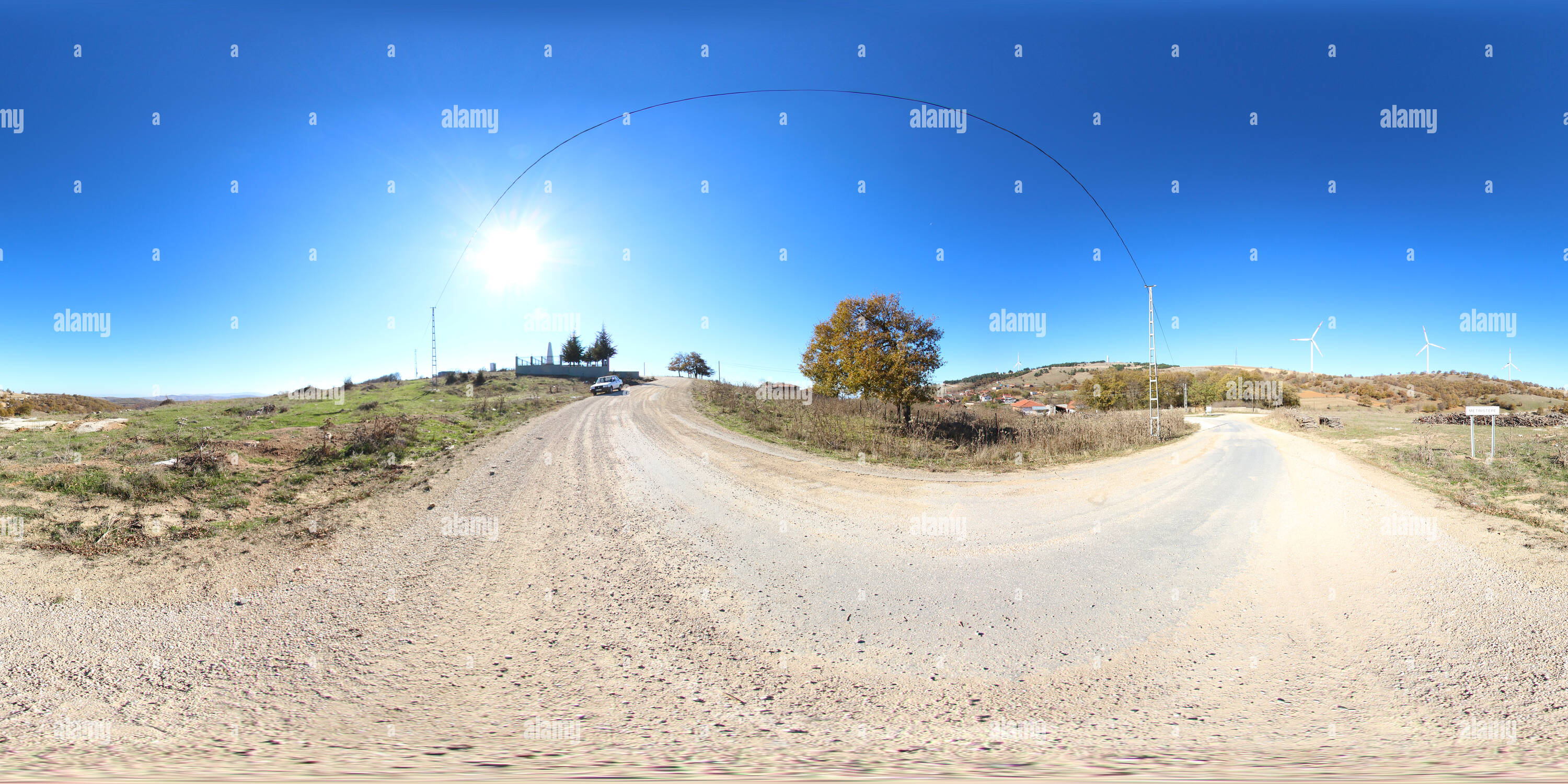 360 degree panoramic view of 246213 - Metristepe Köyü Yolu - Bilecik Sanal Tur