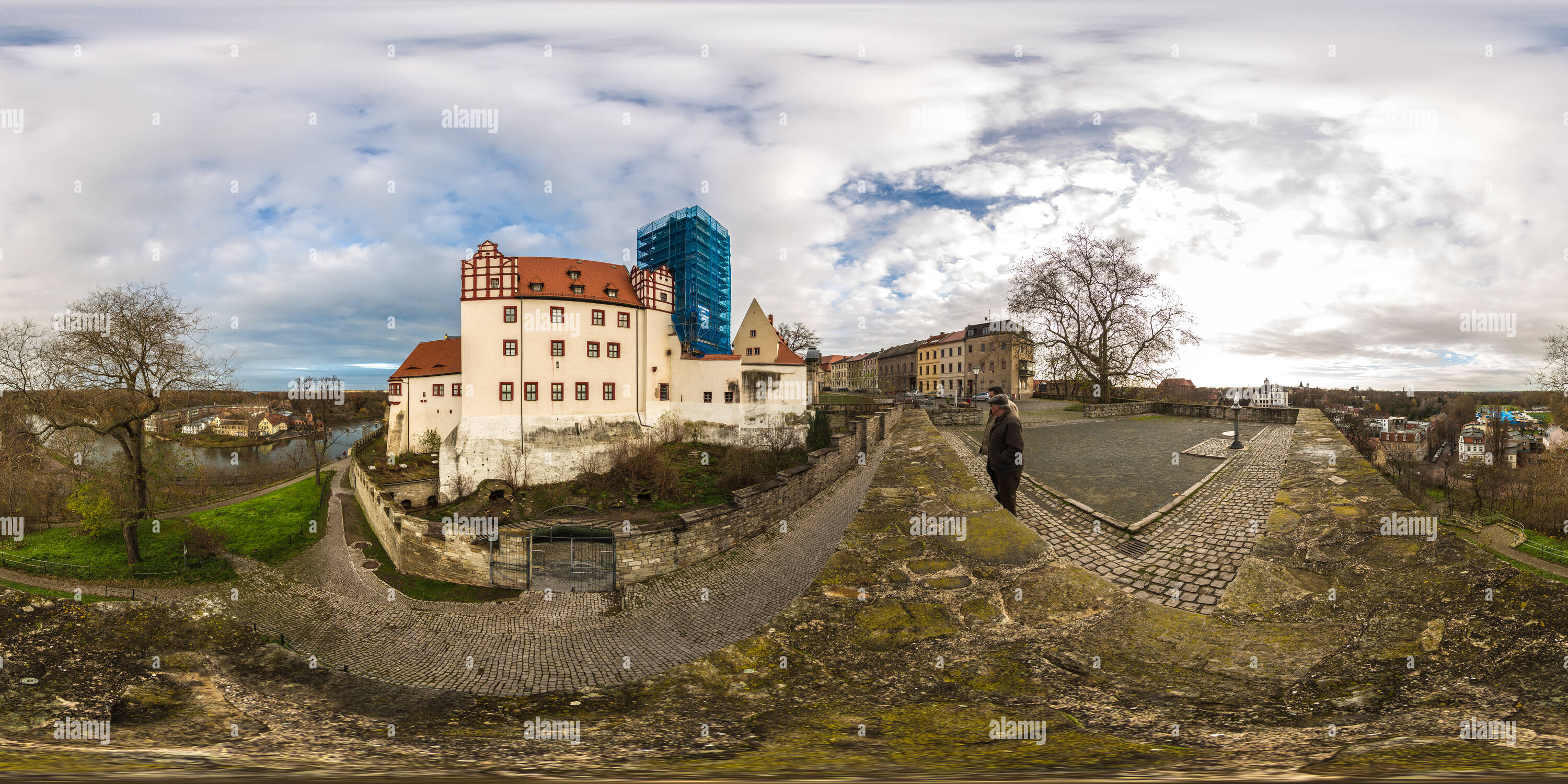 360° view of Schloss Bernburg - Alamy