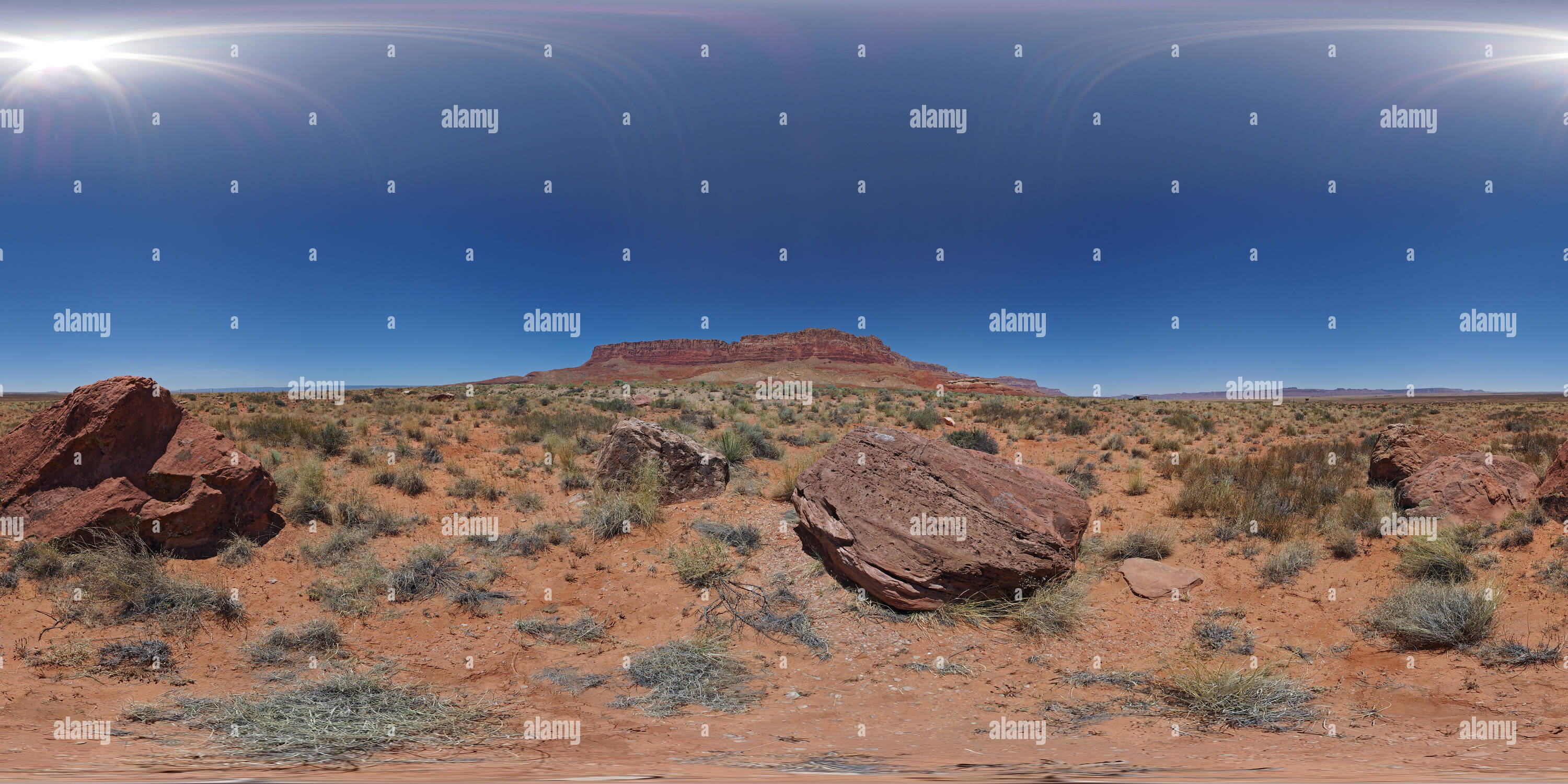 360° view of Vermillion Cliffs from House Rock Valley Alamy
